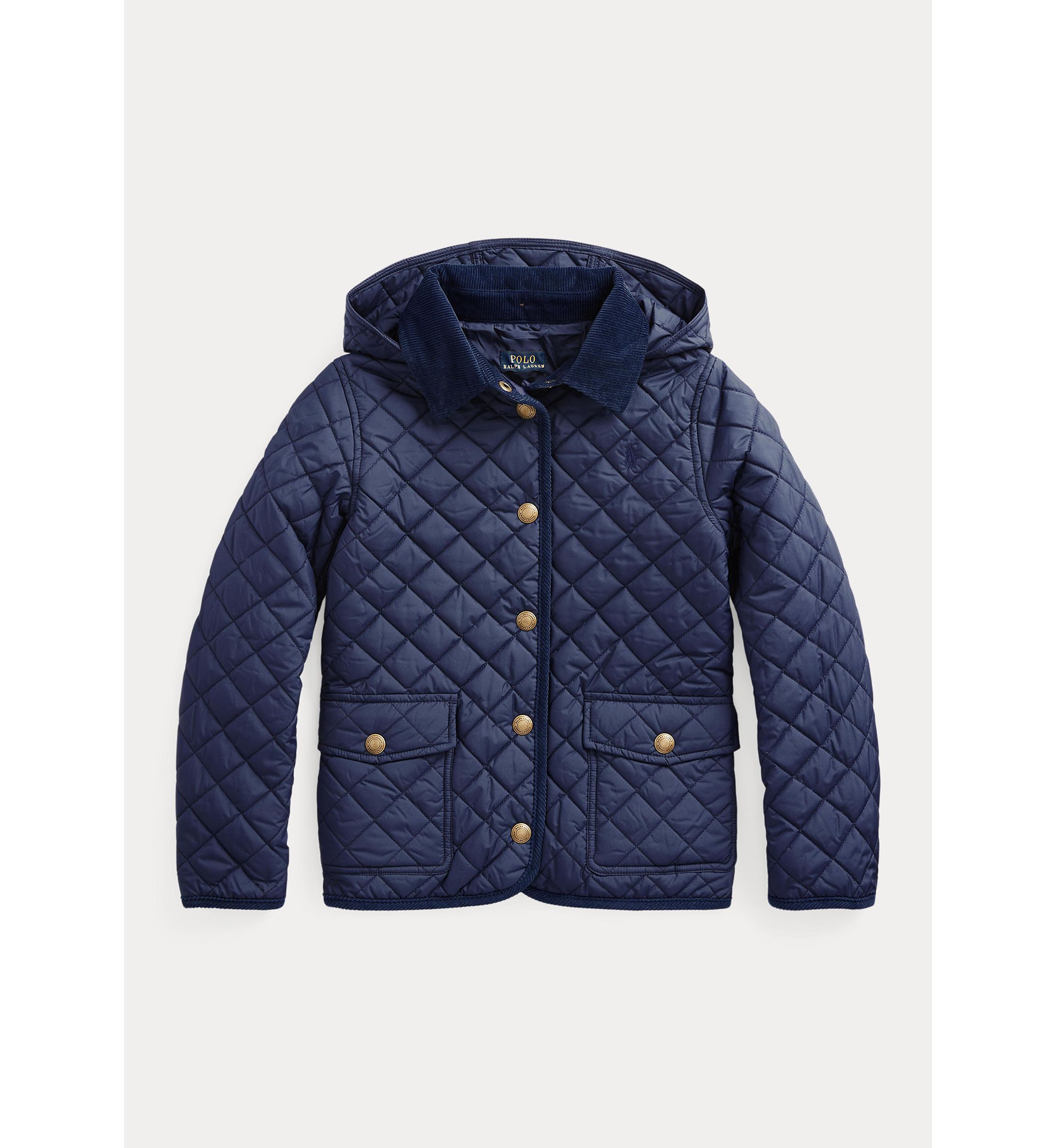 Girls 7-16 Quilted Water Repellent Barn Jacket