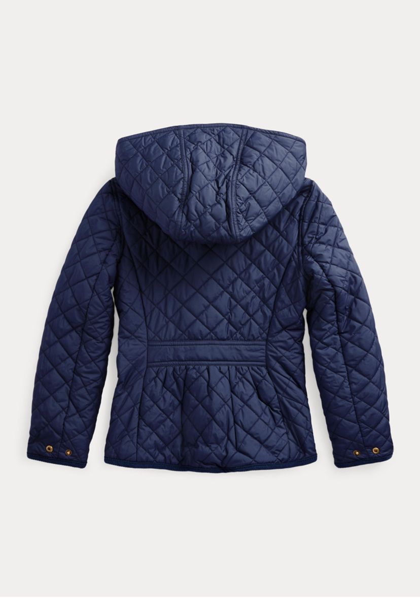 Girls 7-16 Quilted Water Repellent Barn Jacket