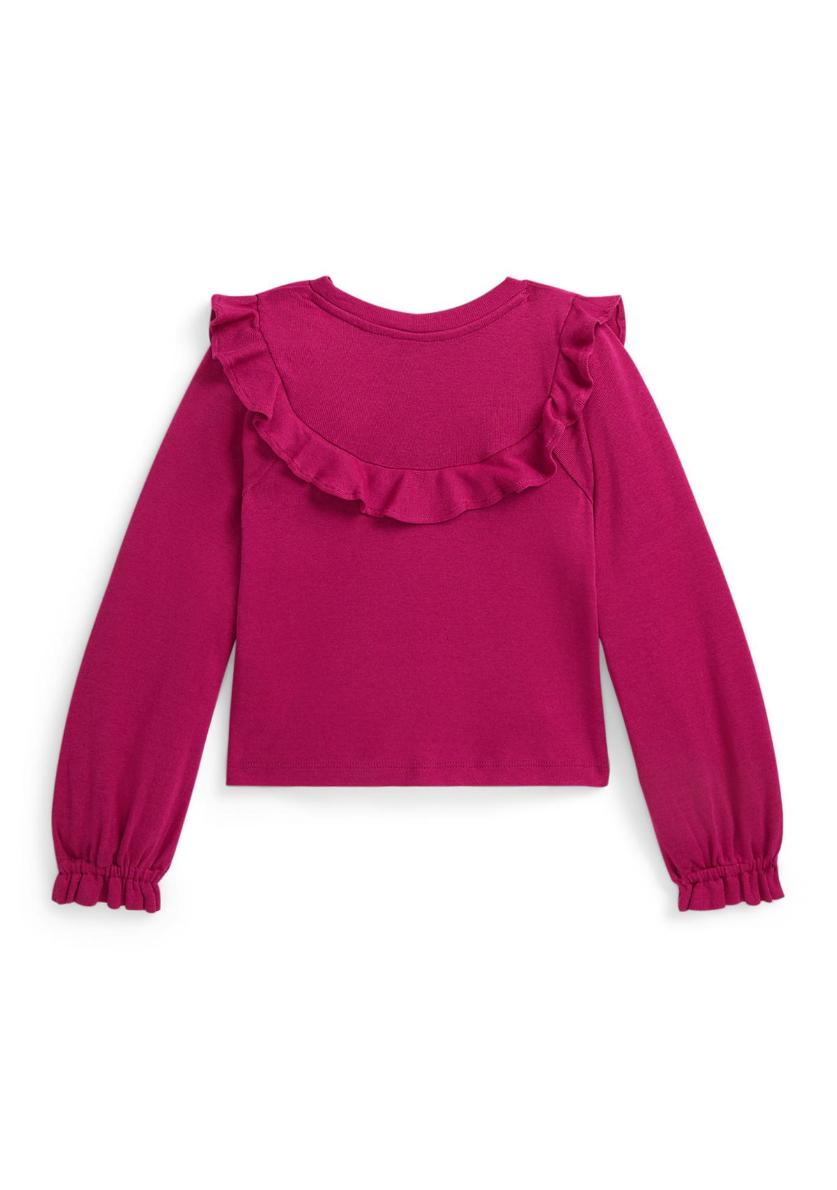 Girls 2-6x Ruffled Cotton Modal Top