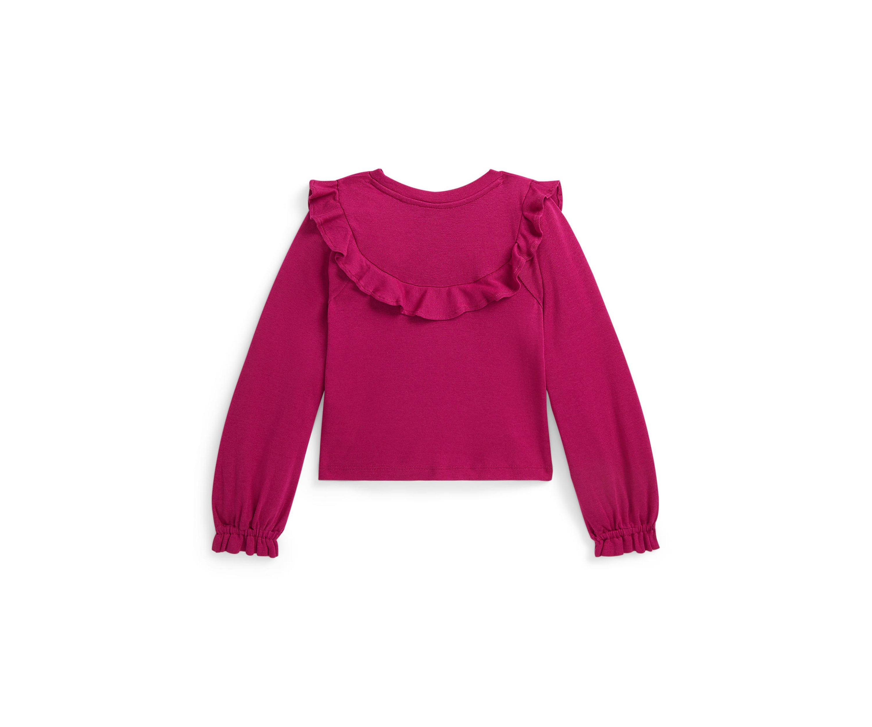Girls 2-6x Ruffled Cotton Modal Top
