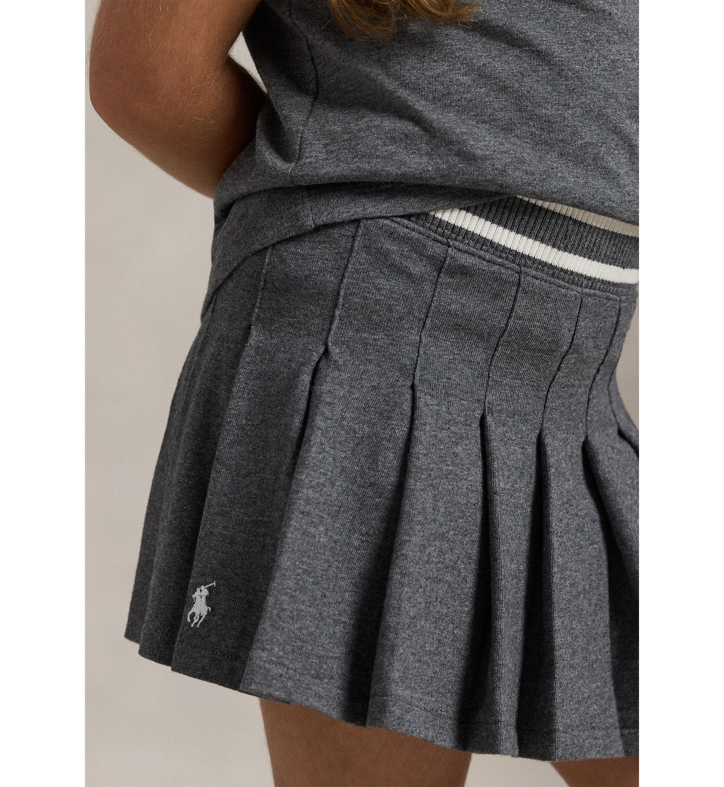 Girls 2-6x Pleated Cotton Jersey Skort