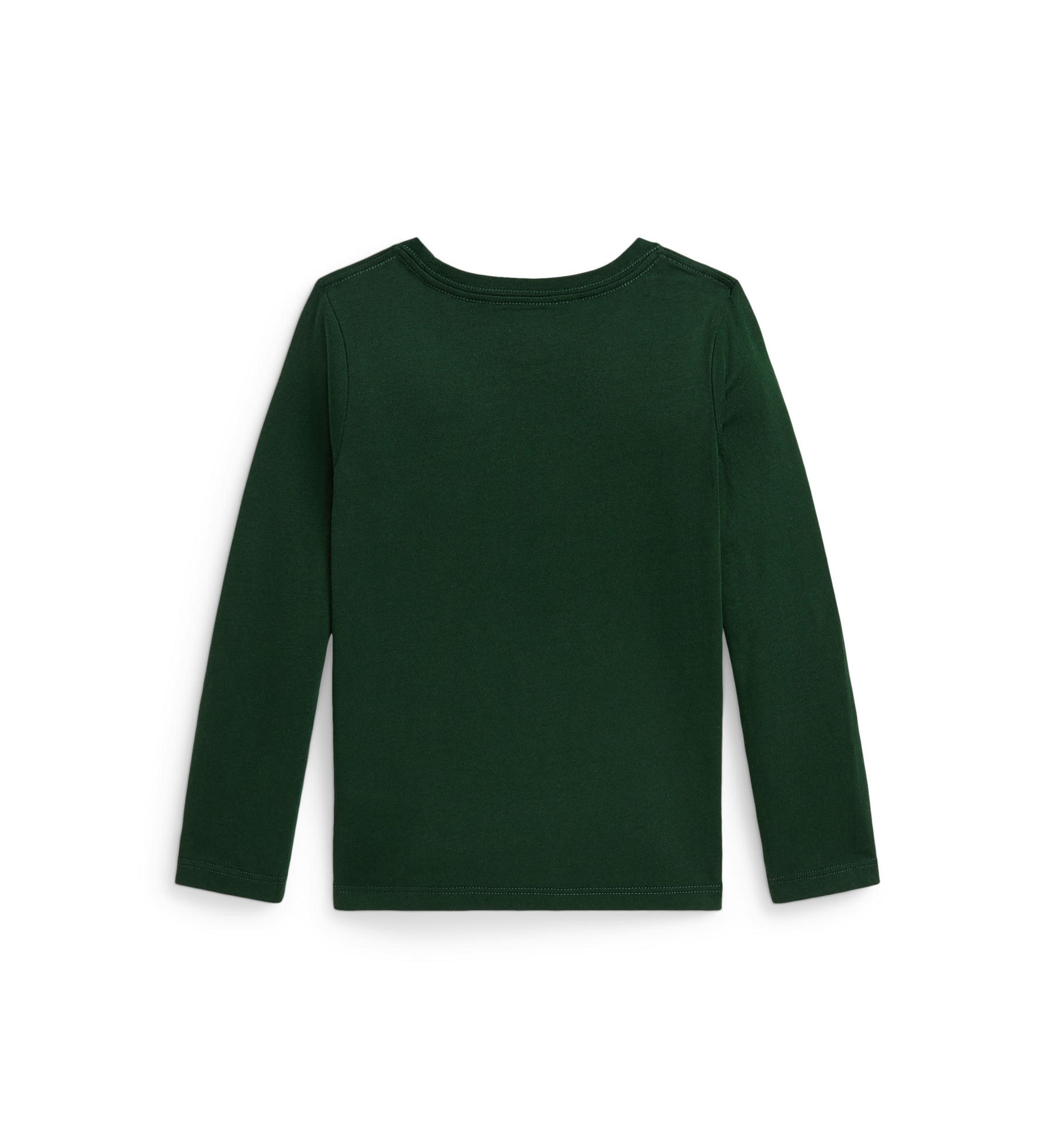 Girls 2-6x Polo Bear Cotton Long-Sleeve Tee