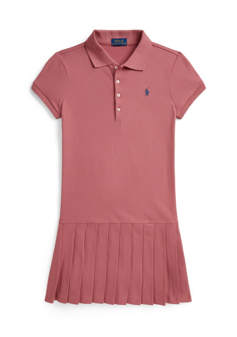 cotton mesh polo dress Ralph Lauren WOMENS White Versatile enough for everything on her calendar Ralph Lauren Childrenswear Girls 7-16
