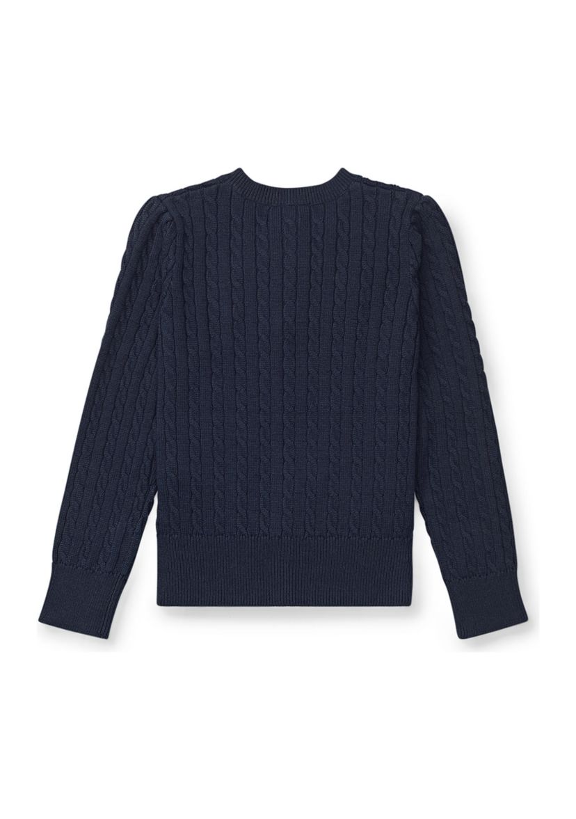 Girls 2-6x Mini Cable Cotton Cardigan