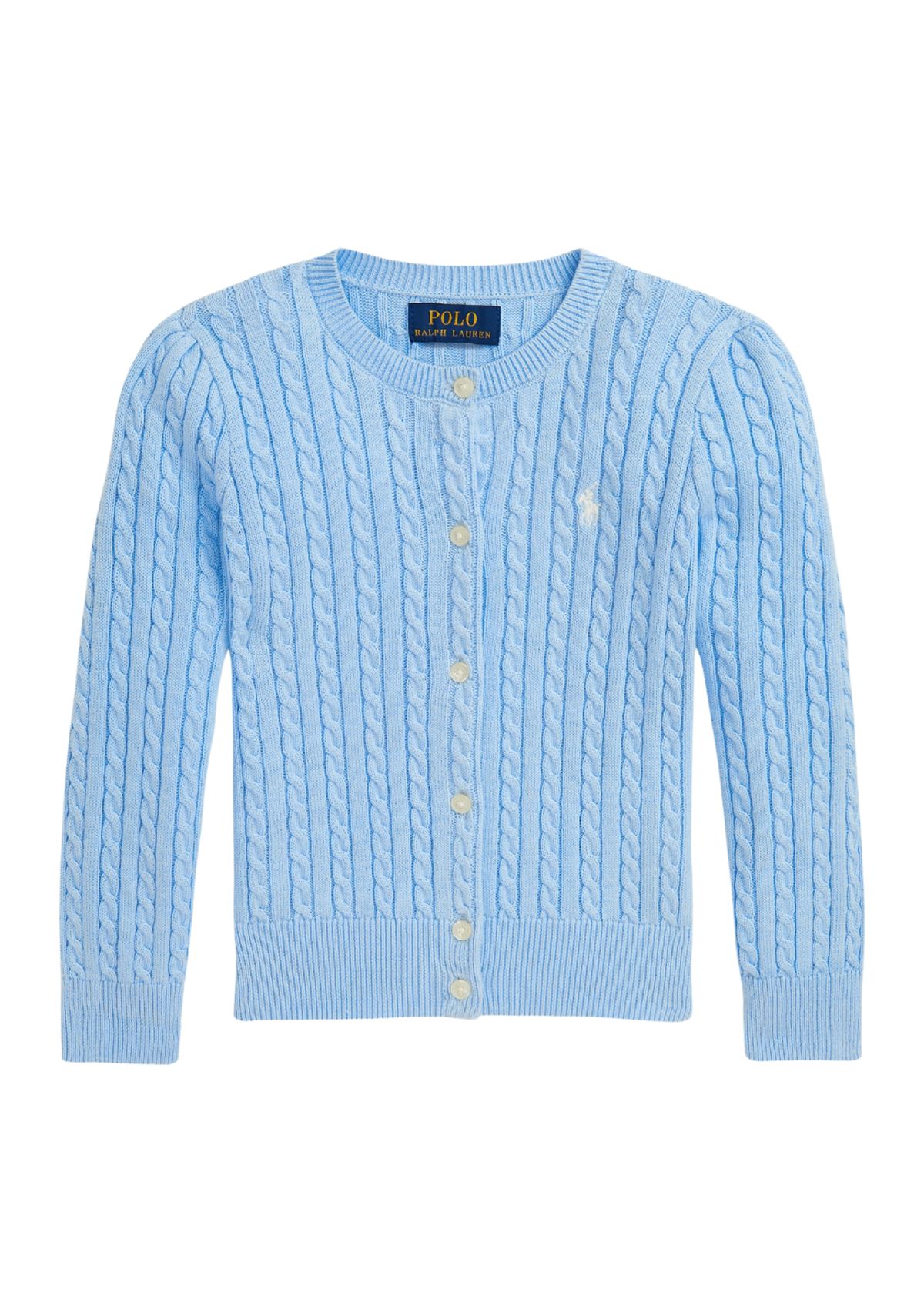 Girls 2-6x Mini Cable Cotton Cardigan
