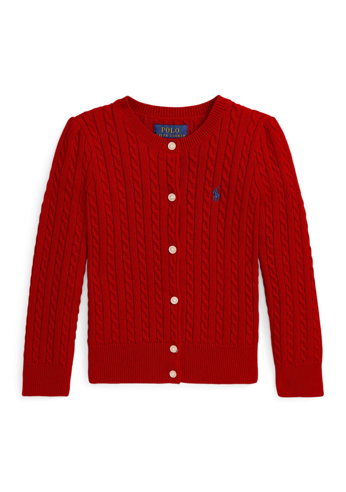 Girls 2-6x Mini Cable Cotton Cardigan