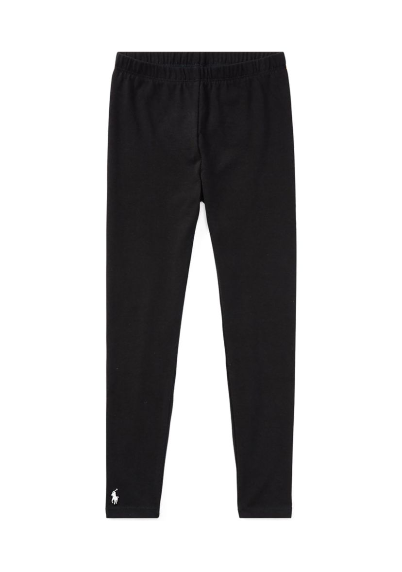 Girls 2-6x Stretch Cotton Jersey Leggings