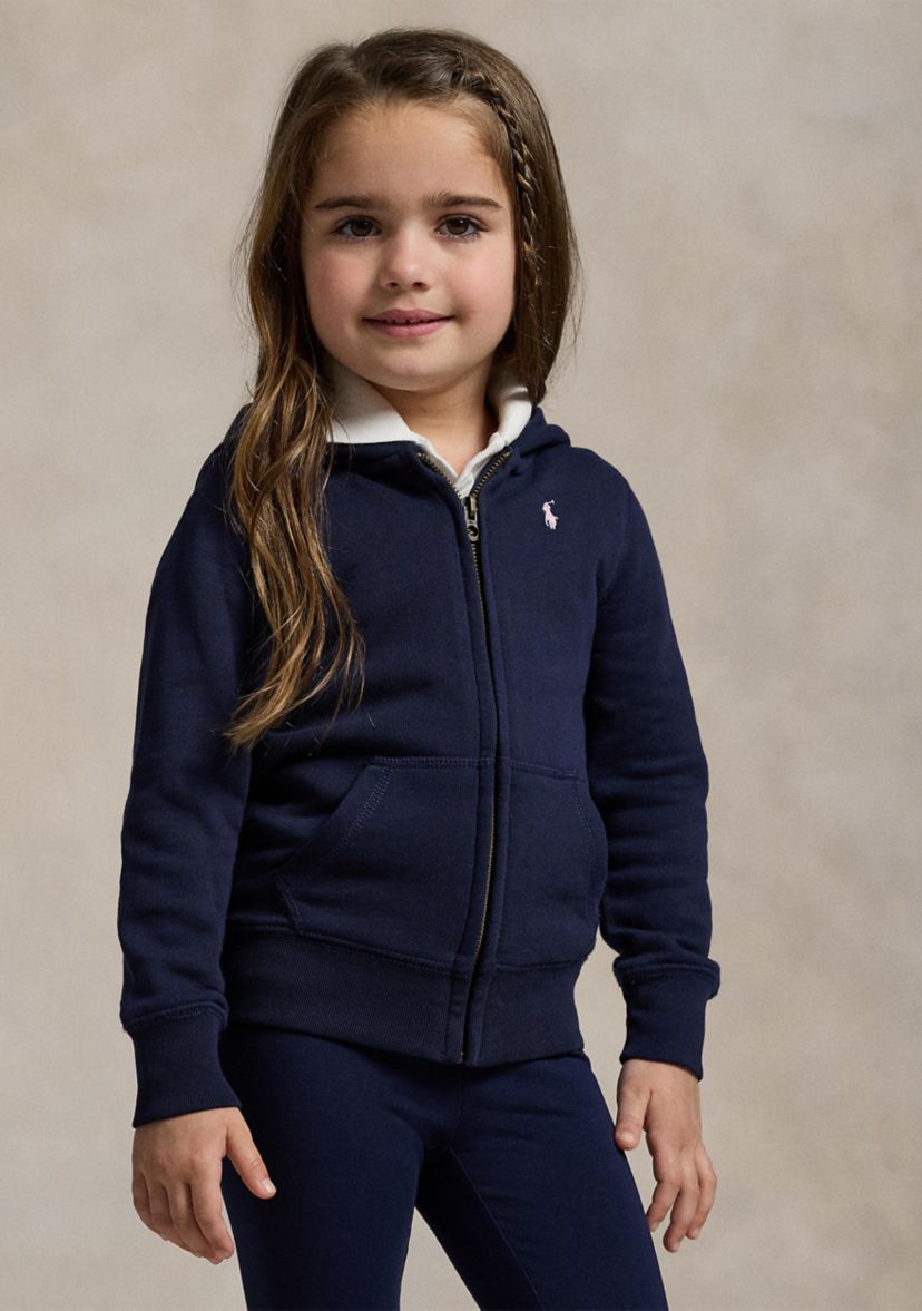 Ralph Lauren Childrenswear Girls 4-6x French Terry Full-Zip Hoodie