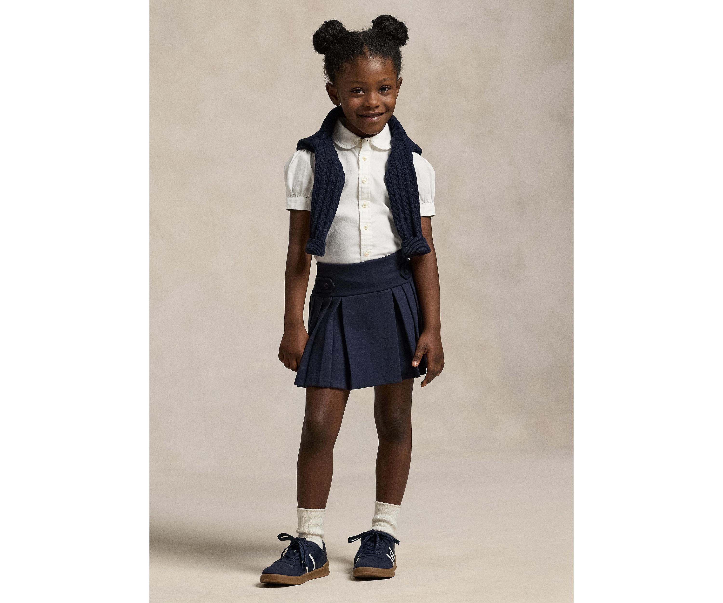 Girls 2-6x Ponte Roma Pleat Scooter Bottoms Skort