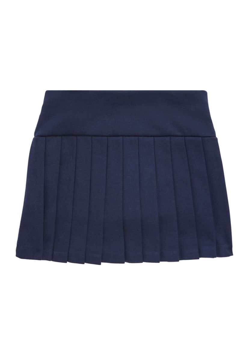 Girls 2-6x Ponte Roma Pleat Scooter Bottoms Skort