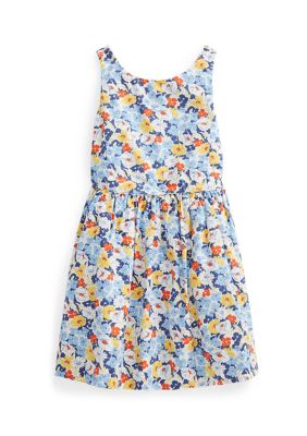 Ralph Lauren Childrenswear Girls 4-6x Floral Cotton Poplin Dress | belk