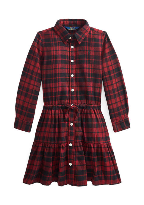 Ralph Lauren Childrenswear Girls 4-6x Plaid Cotton Twill