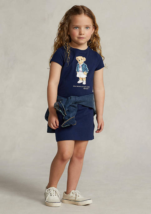 Ralph Lauren Childrenswear Girls 4-6x Polo Bear Cotton