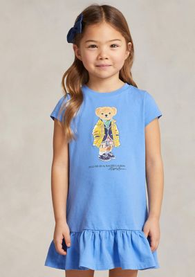 Ralph Lauren Childrenswear Girls 4-6x Polo Bear Cotton Jersey Dress | belk