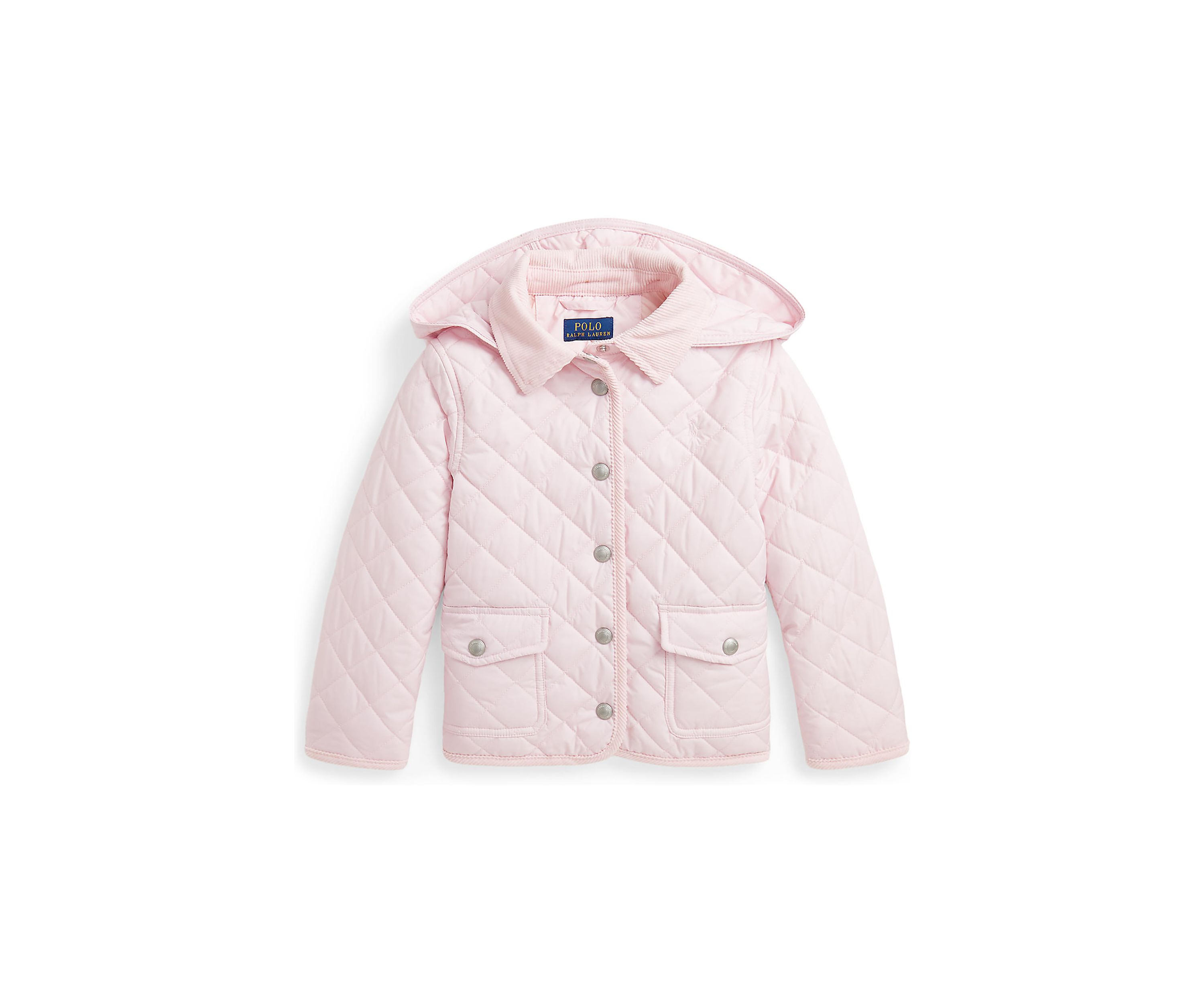 Girls 2-6x Quilted Water Repellent Barn Jacket