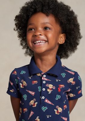 Polo Ralph Lauren Little Girls 2T-6X Short-Sleeve Polo Bear Jersey T-Shirt  | Dillard's