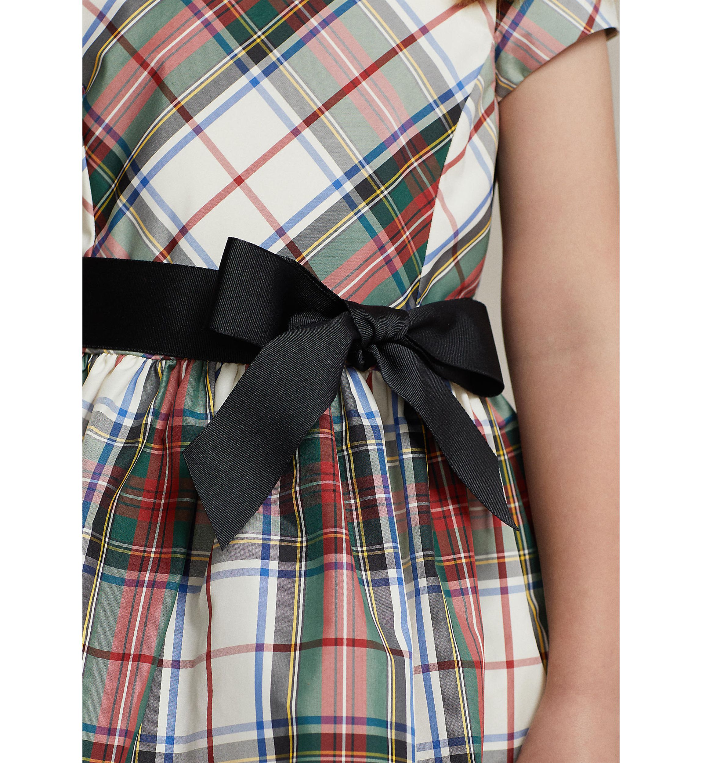 Girls 2-6x Plaid Fit and Flare Dress