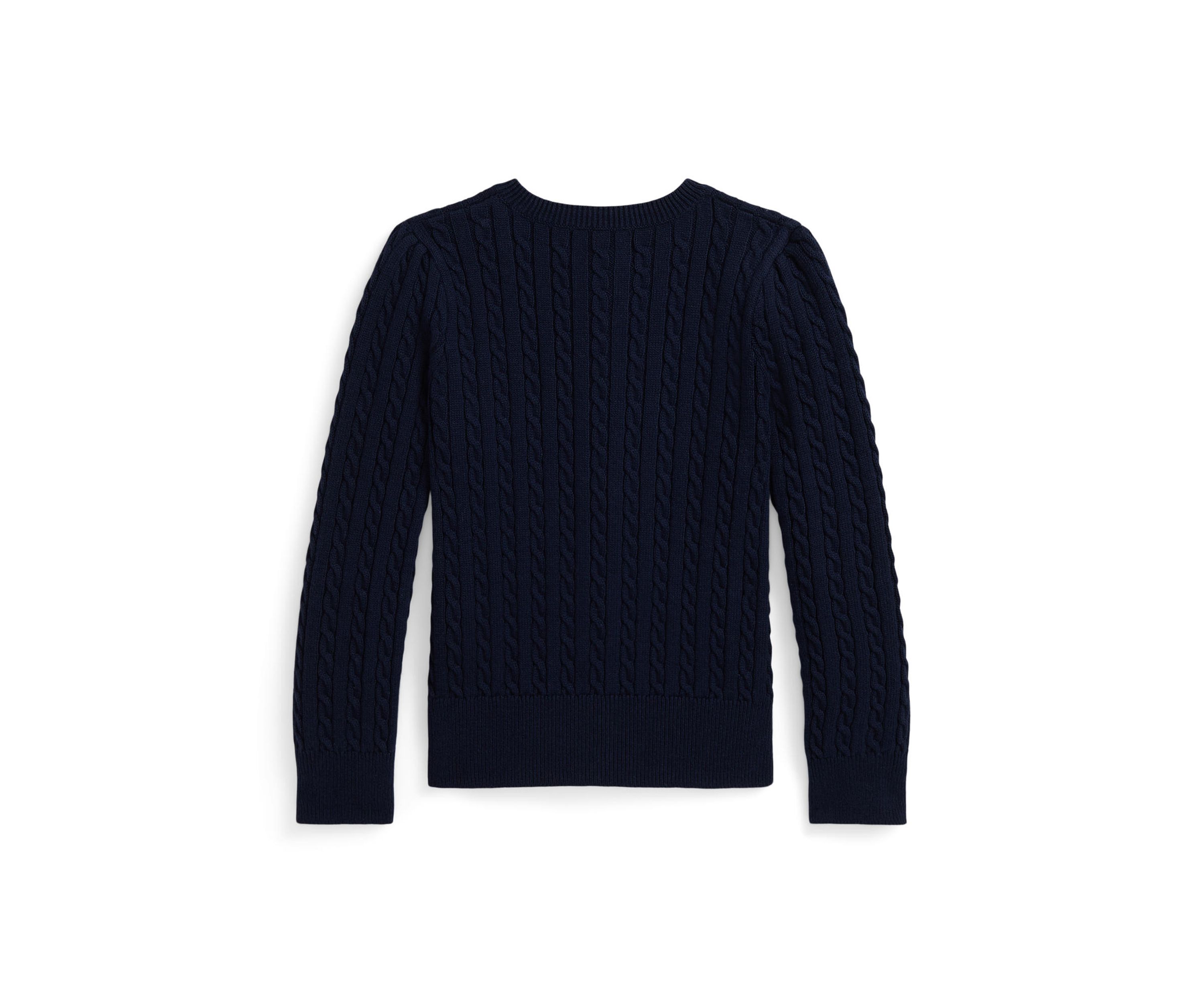 Girls 2-6x Polo Bear Mini-Cable Cotton Cardigan