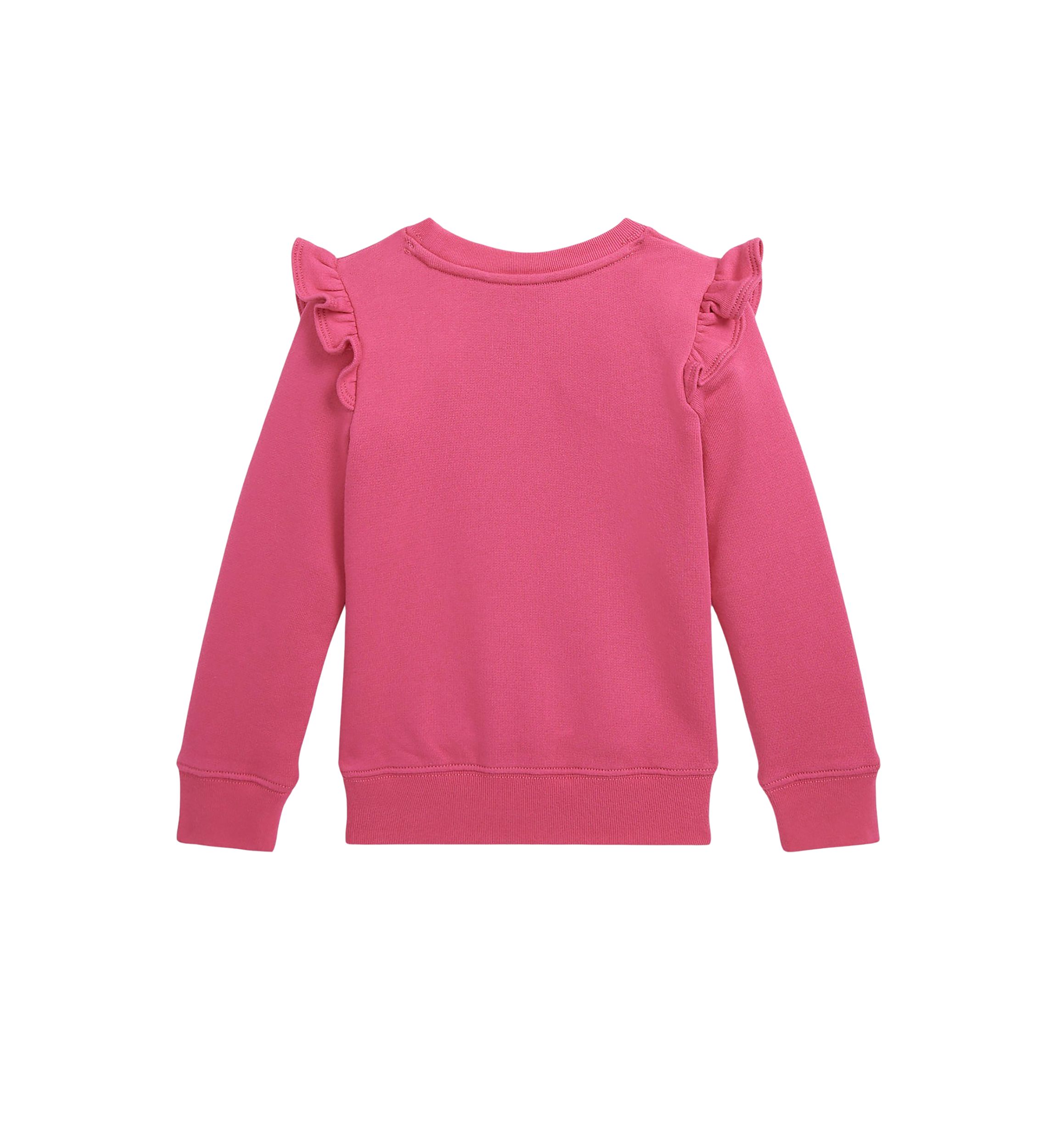 Girls 4-6x Ruffled Terry Sweatshirt