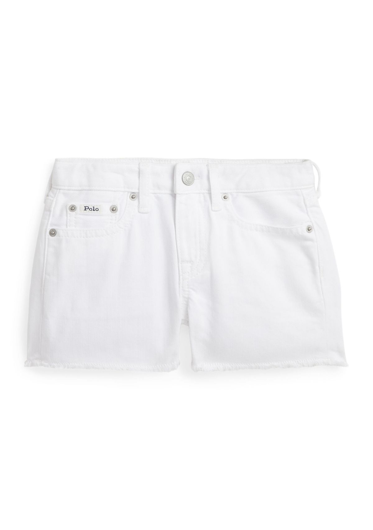 Girls 2-6x Frayed Hem Cotton Denim Shorts