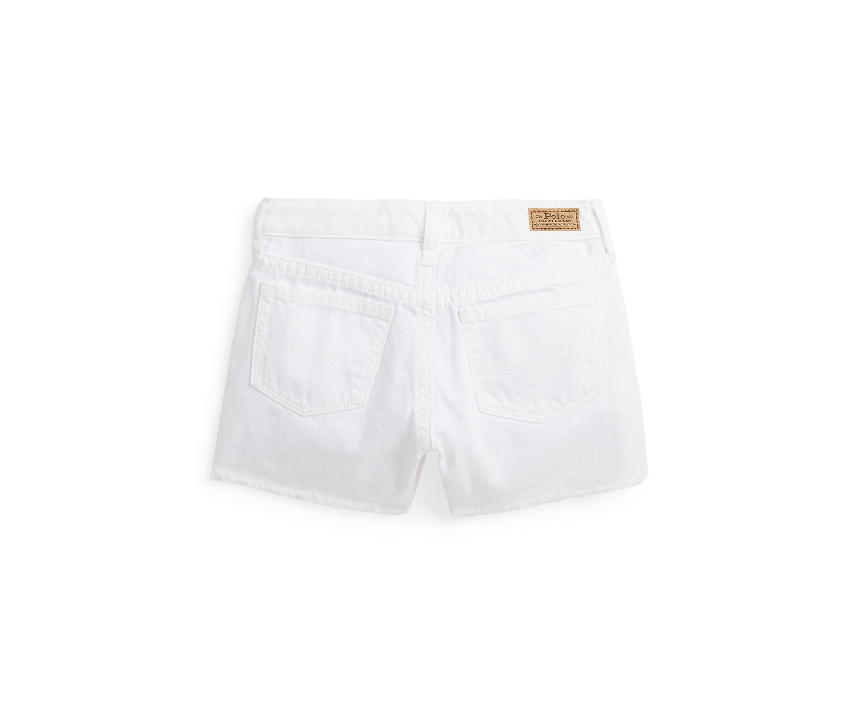 Girls 2-6x Frayed Hem Cotton Denim Shorts