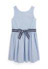 Girls 2-6x Cotton Oxford Dress