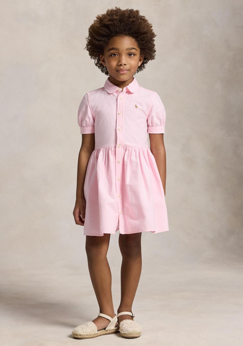 Ralph Lauren Childrenswear Girls 2-6x Cotton Oxford Shirtdress | Belk