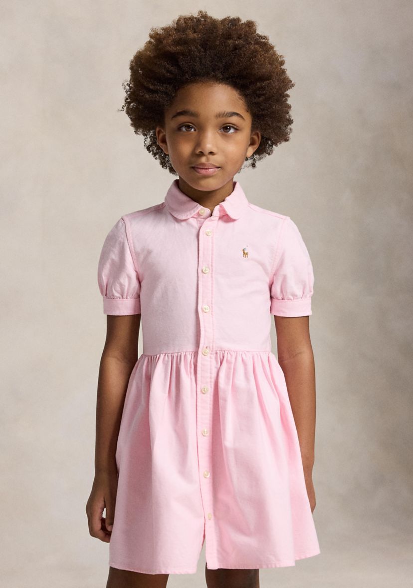 Ralph Lauren Childrenswear Girls 2-6x Cotton Oxford Shirtdress | Belk