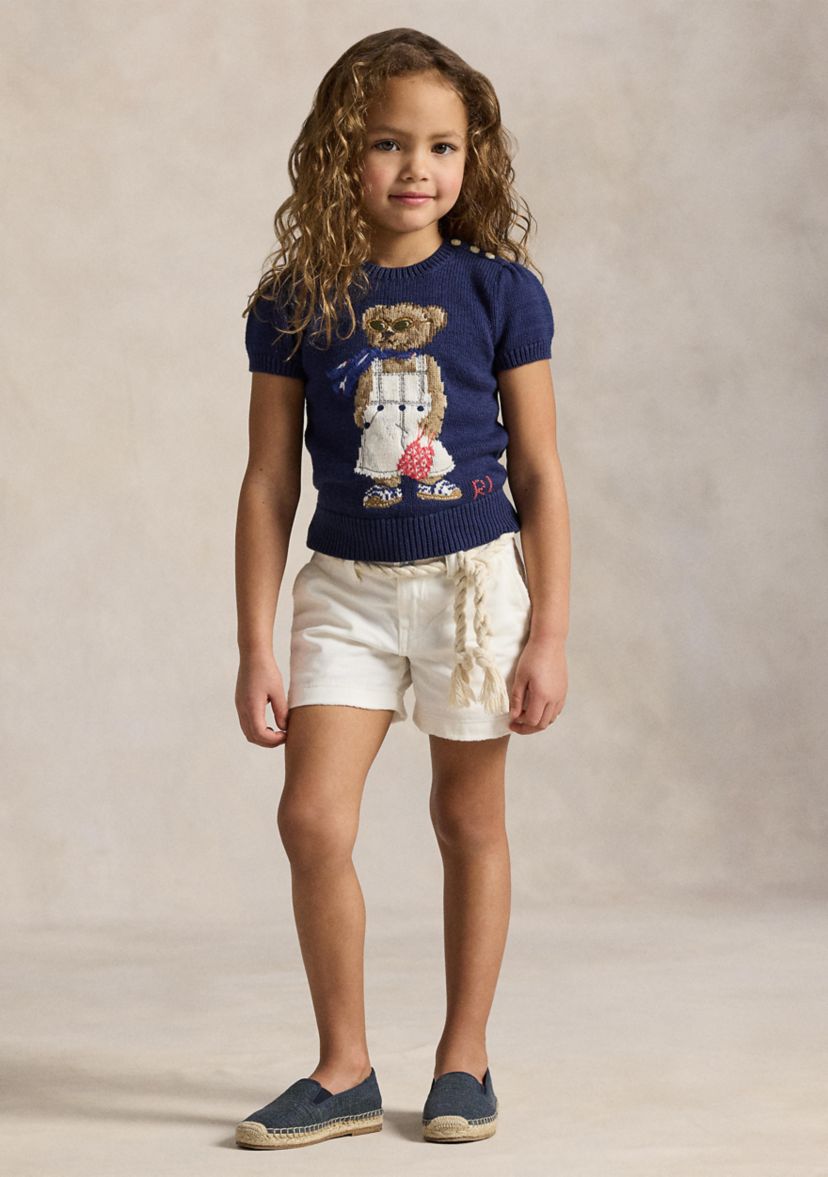 Girls 2-6x Cotton Chino Short