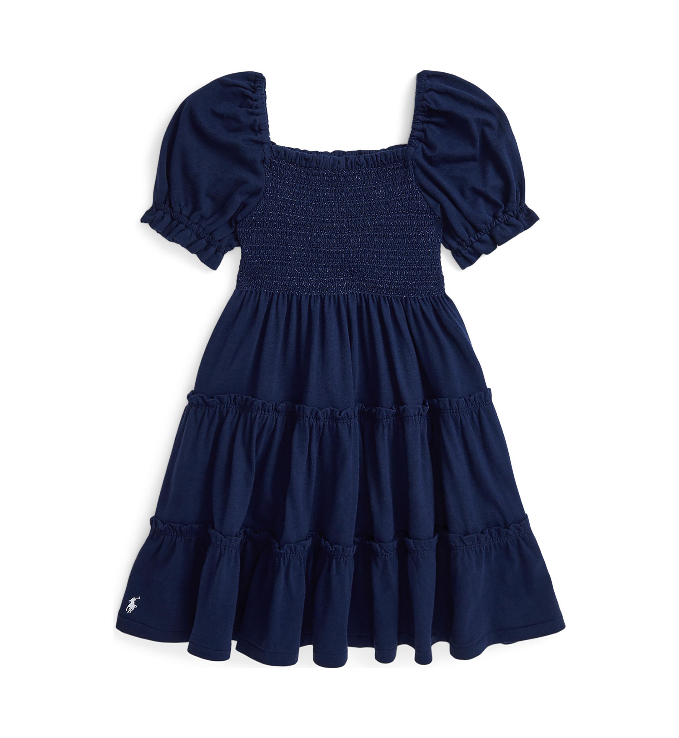 Girls 2-6x Smocked Cotton Jersey Dress