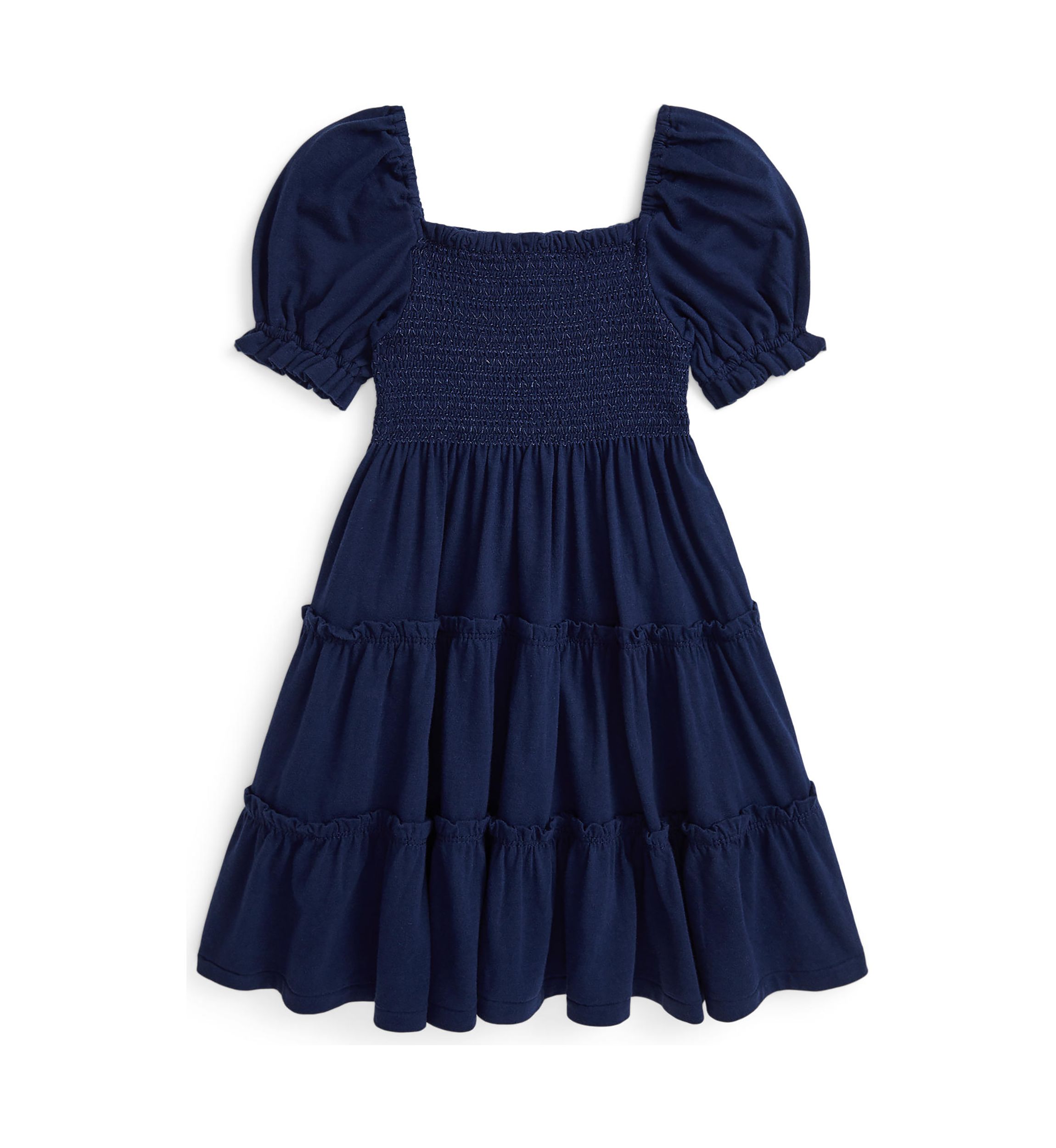 Girls 2-6x Smocked Cotton Jersey Dress