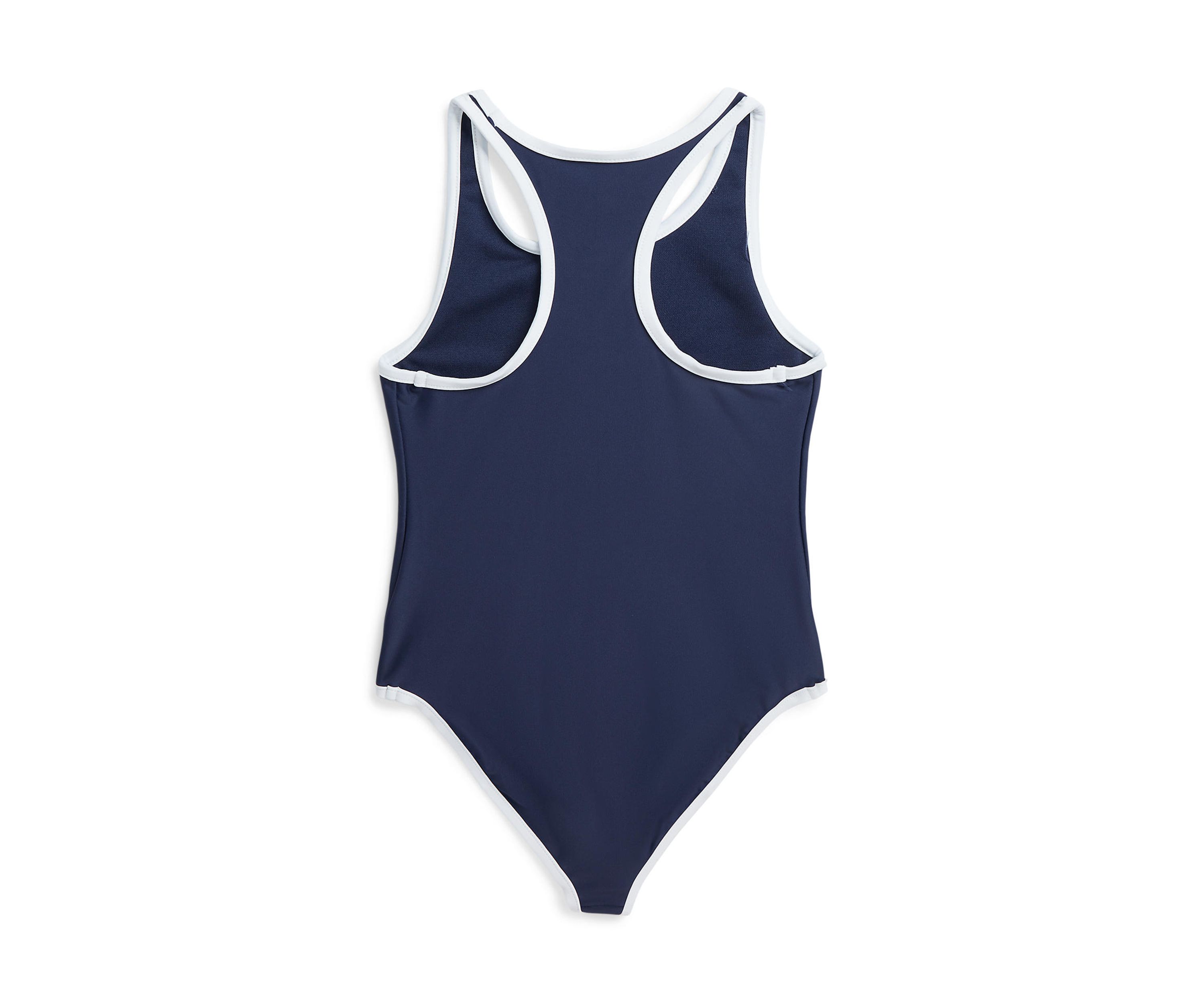 Girls 2-6x Polo Bear One Piece Swimsuit