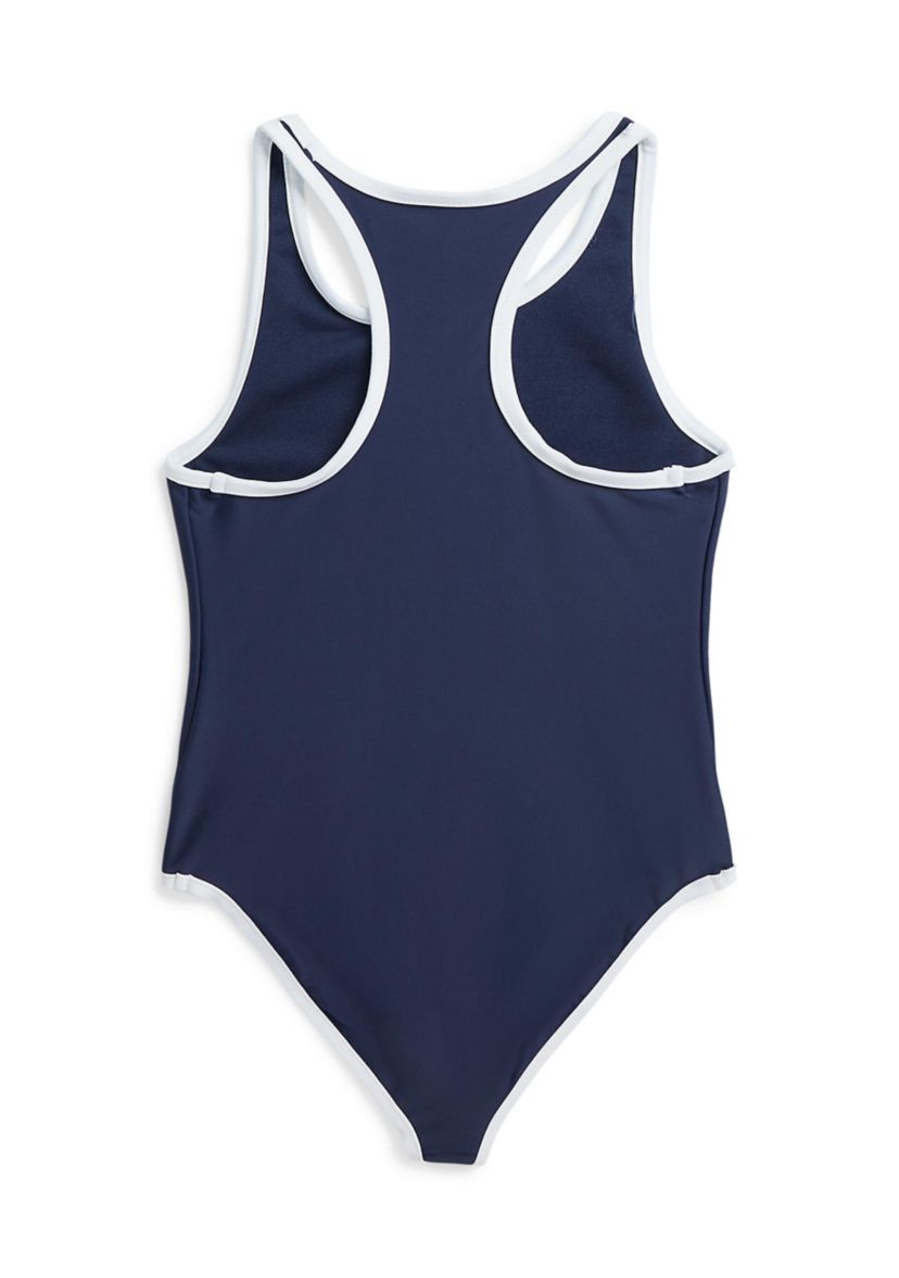 Girls 2-6x Polo Bear One Piece Swimsuit