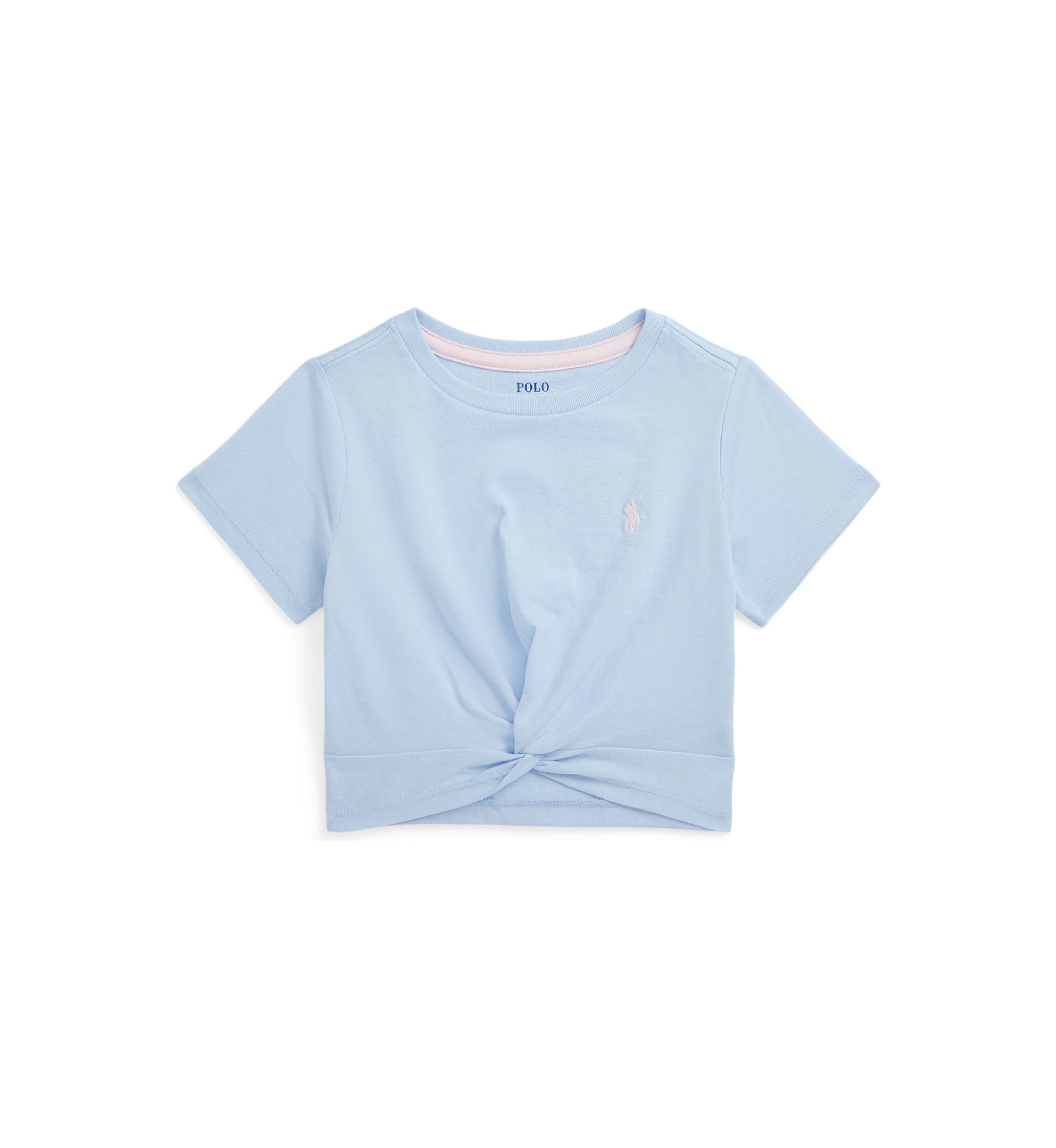 Girls 2-6x Twist Front Cotton Jersey T-Shirt
