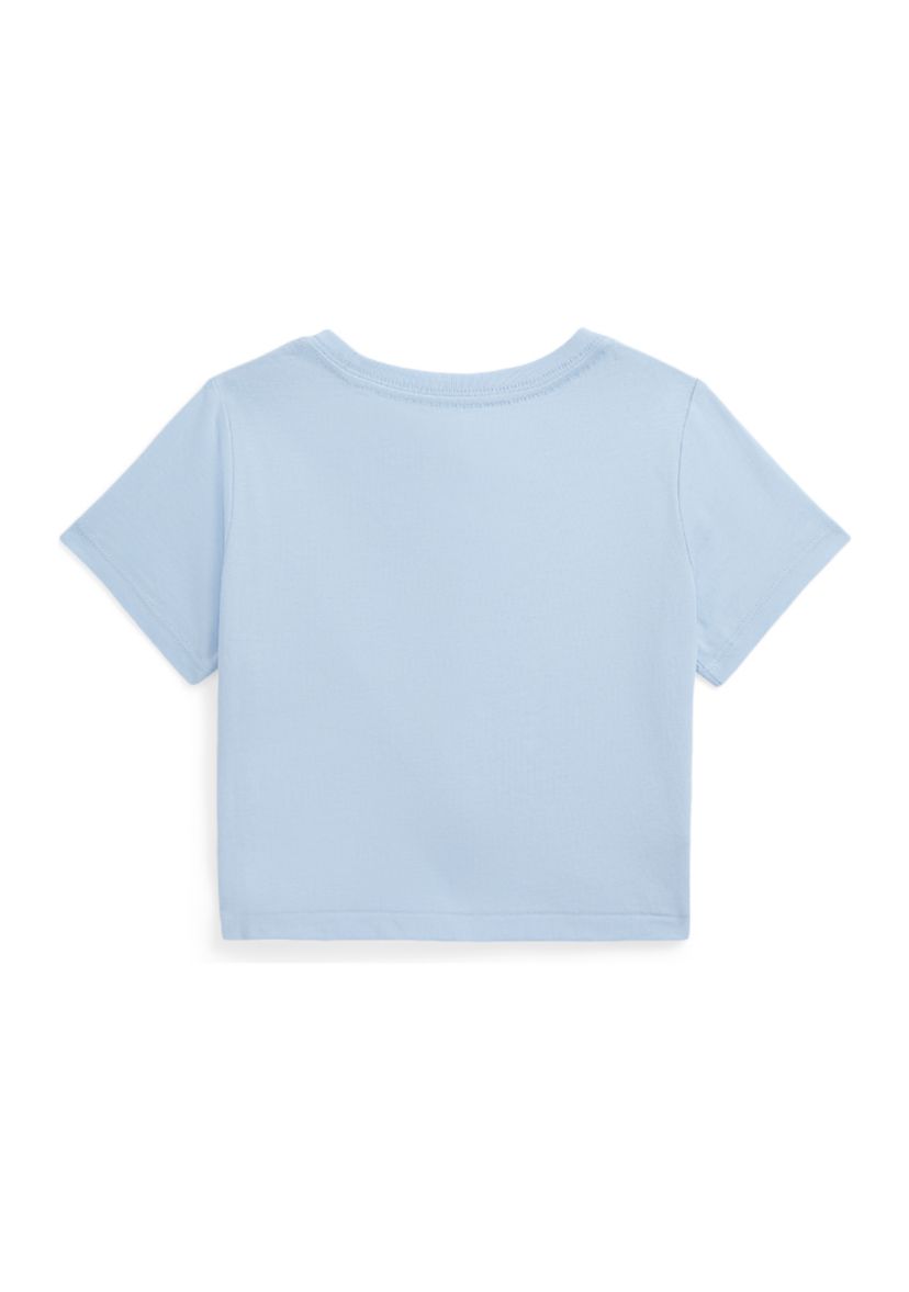 Girls 2-6x Twist Front Cotton Jersey T-Shirt