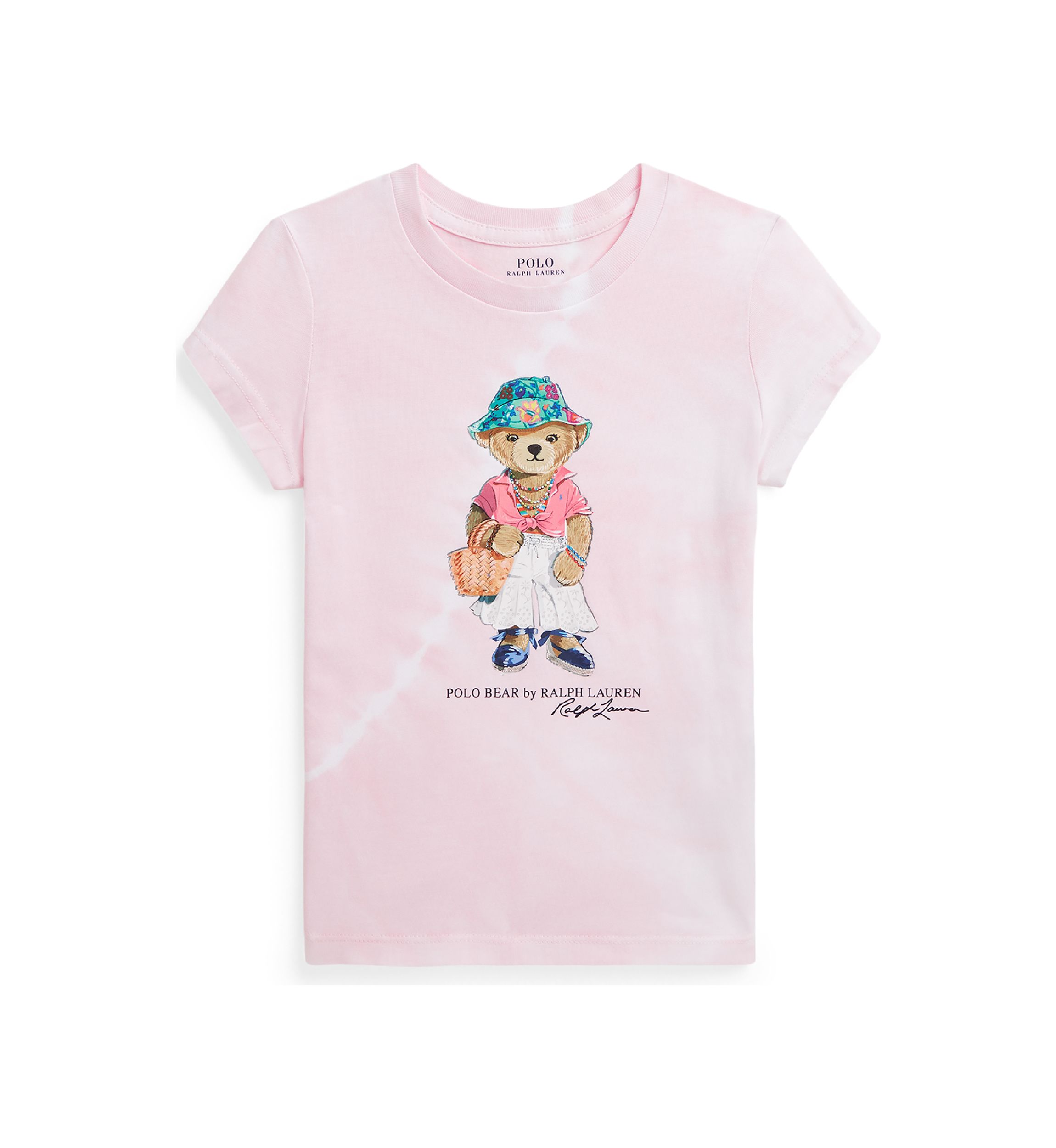 Girls 2-6X Polo Bear Tie Dye Cotton Jersey T-Shirt