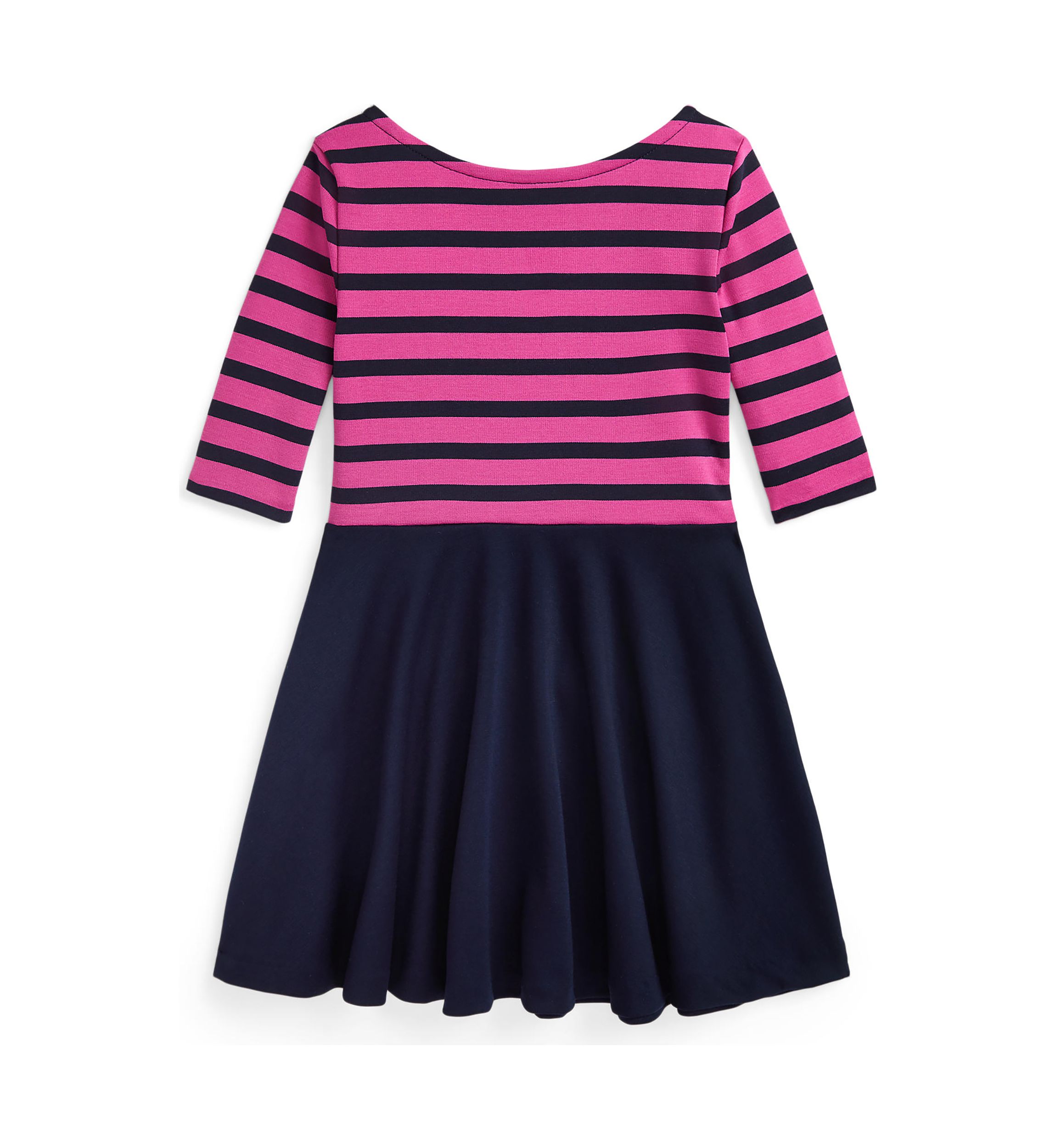 Girls 2-6x Striped Ponte Dress