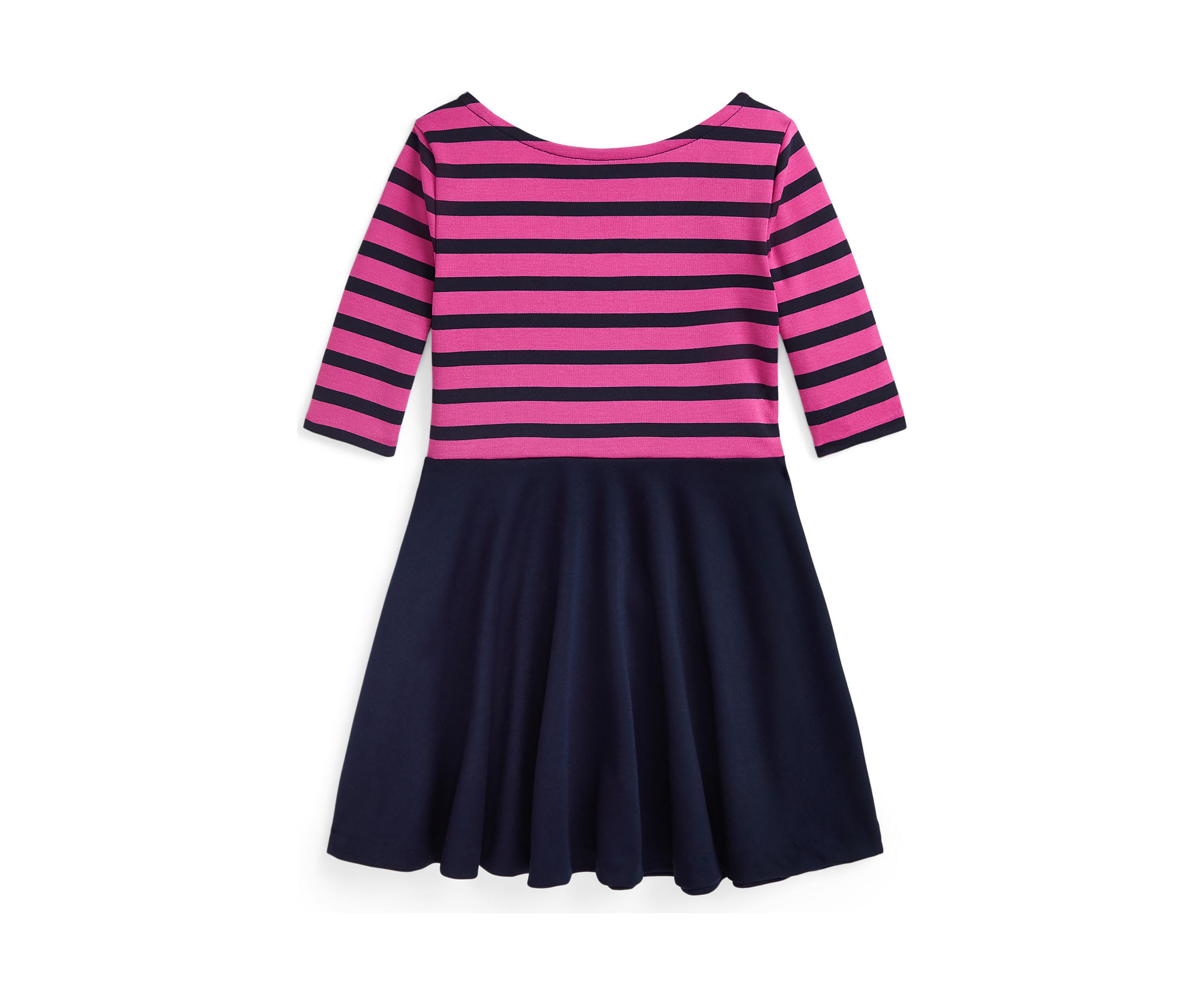 Girls 2-6x Striped Ponte Dress
