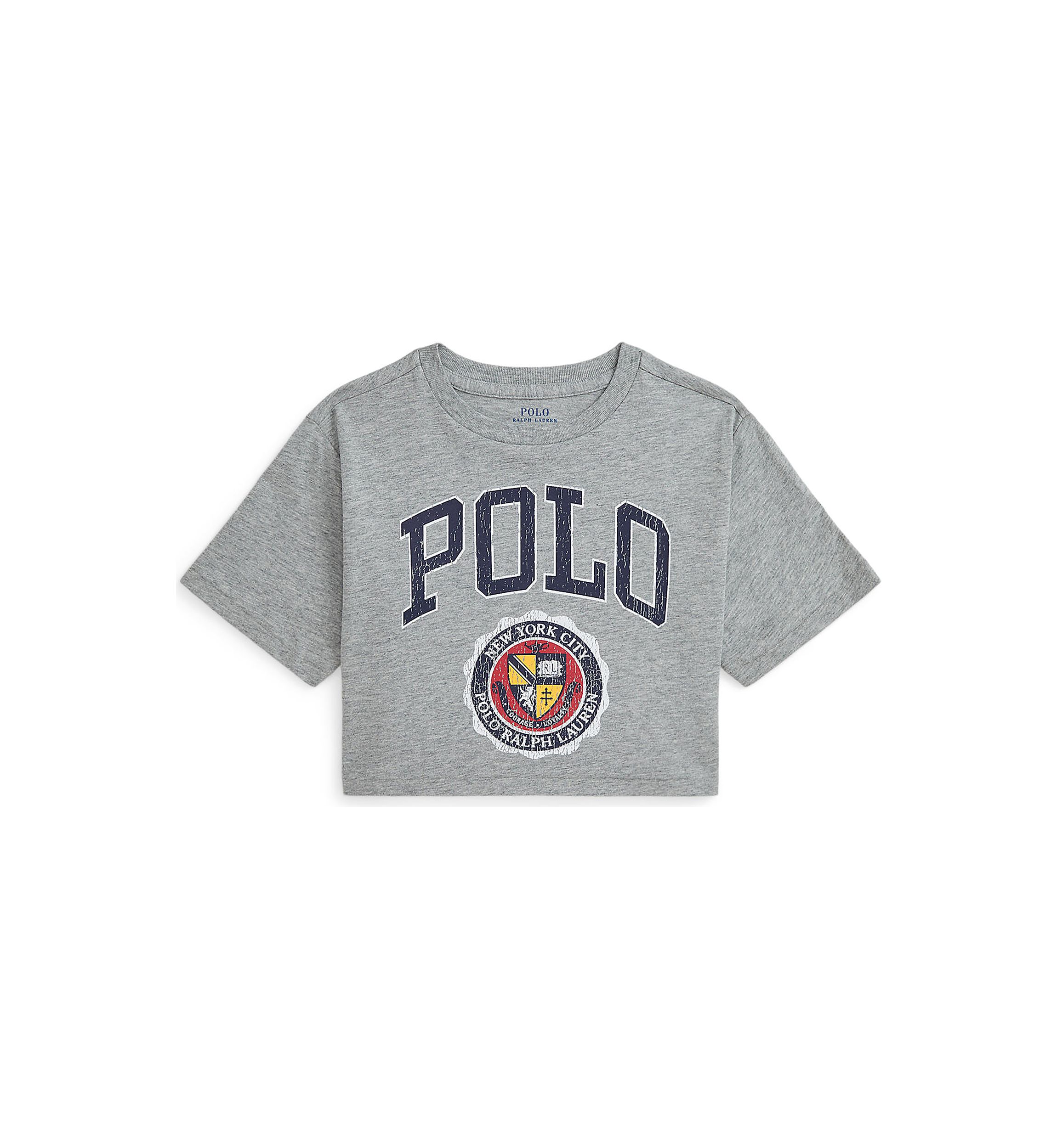 Girls 2-6x Logo Crest Cotton Jersey Boxy T-Shirt