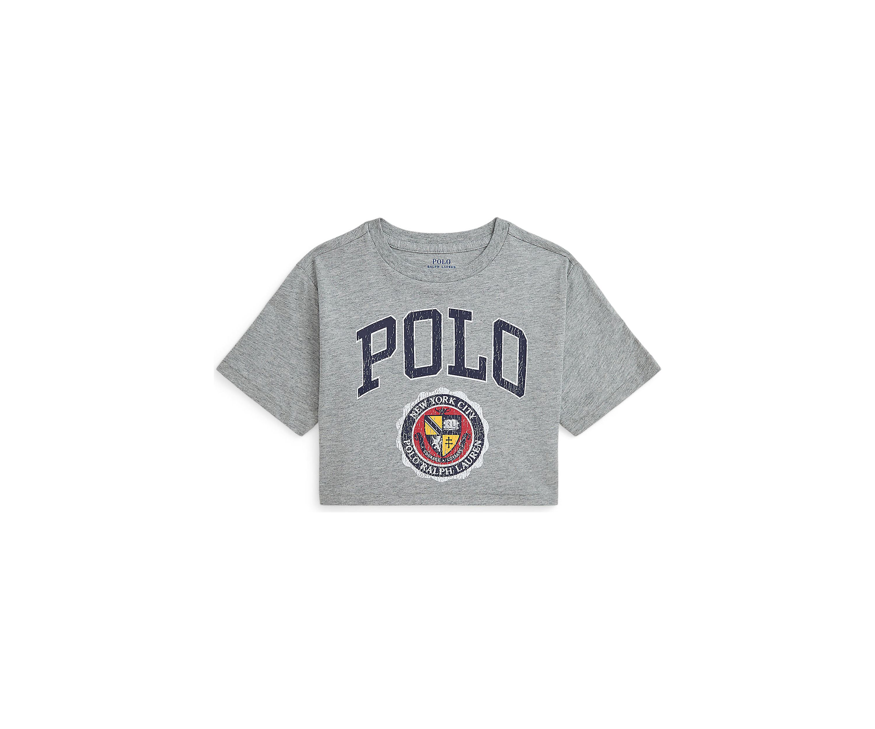 Girls 2-6x Logo Crest Cotton Jersey Boxy T-Shirt