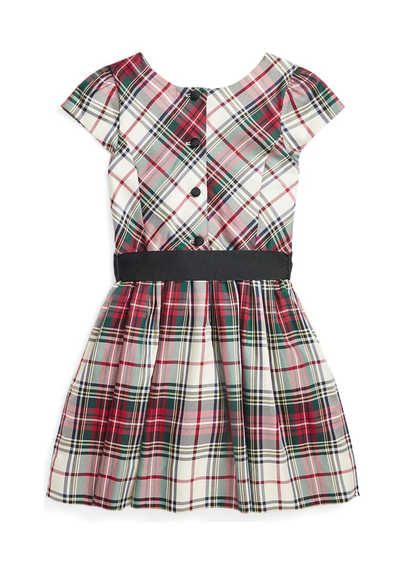 Girls 2-6x Plaid Twill Dress