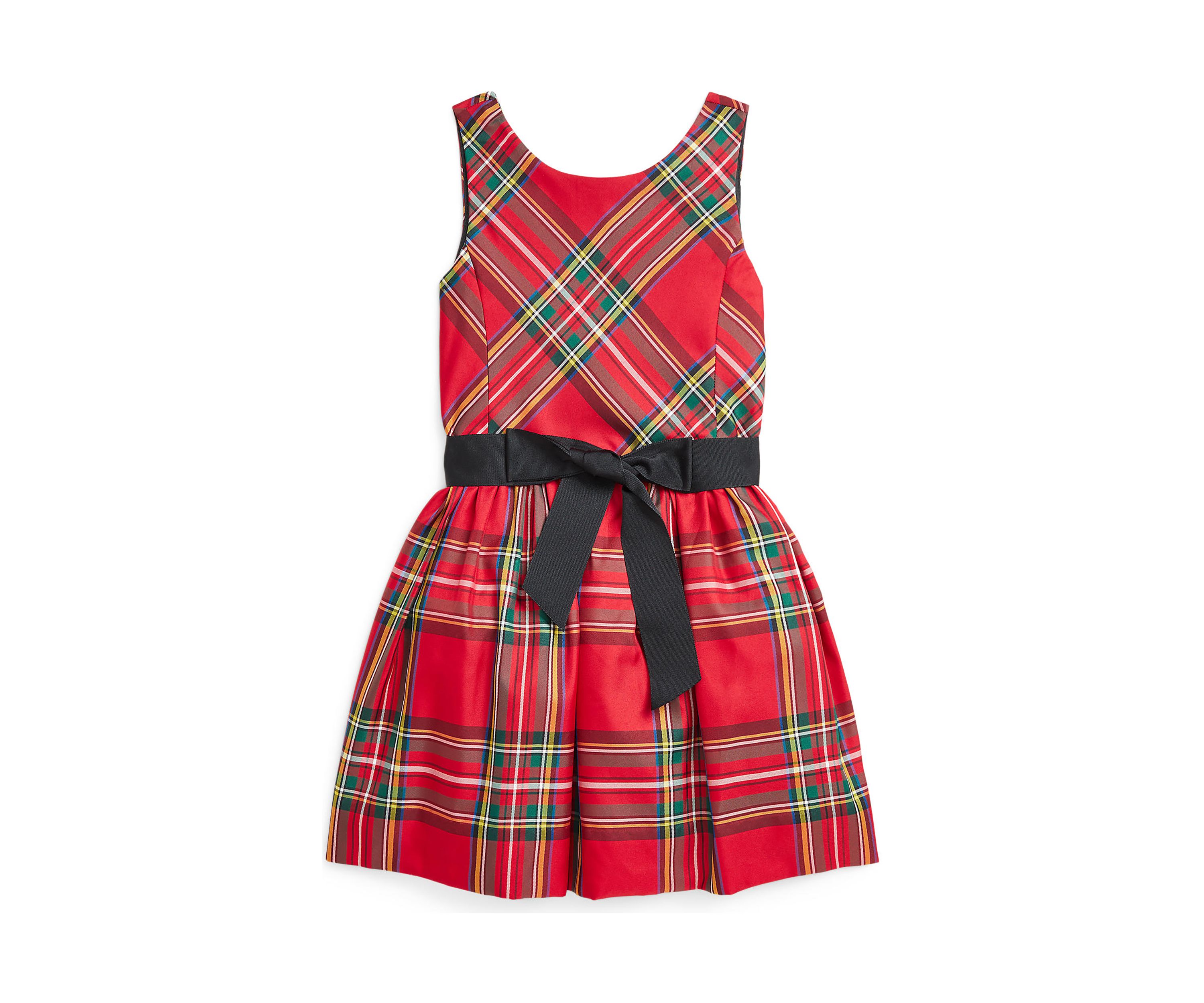 Girls 2-6x Plaid Twill Dress