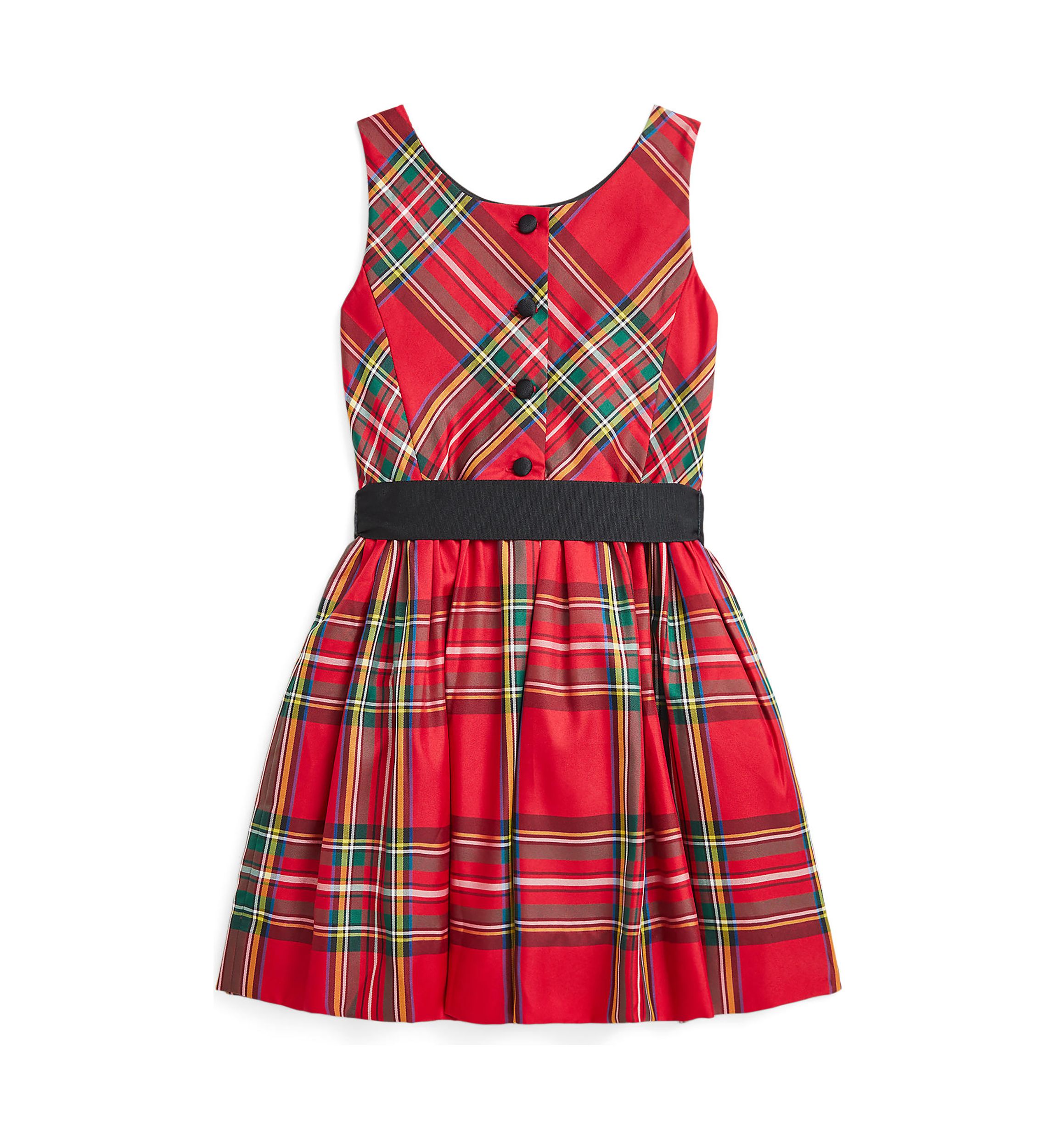 Girls 2-6x Plaid Twill Dress
