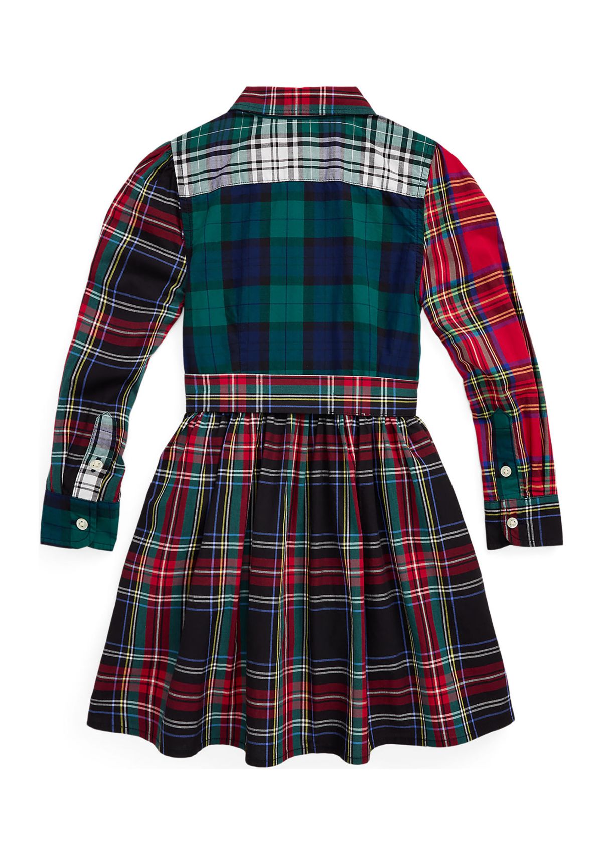 Girls 2-6x Plaid Cotton Fun Shirtdress