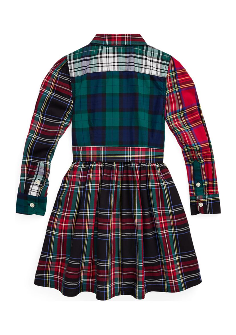 Girls 2-6x Plaid Cotton Fun Shirtdress
