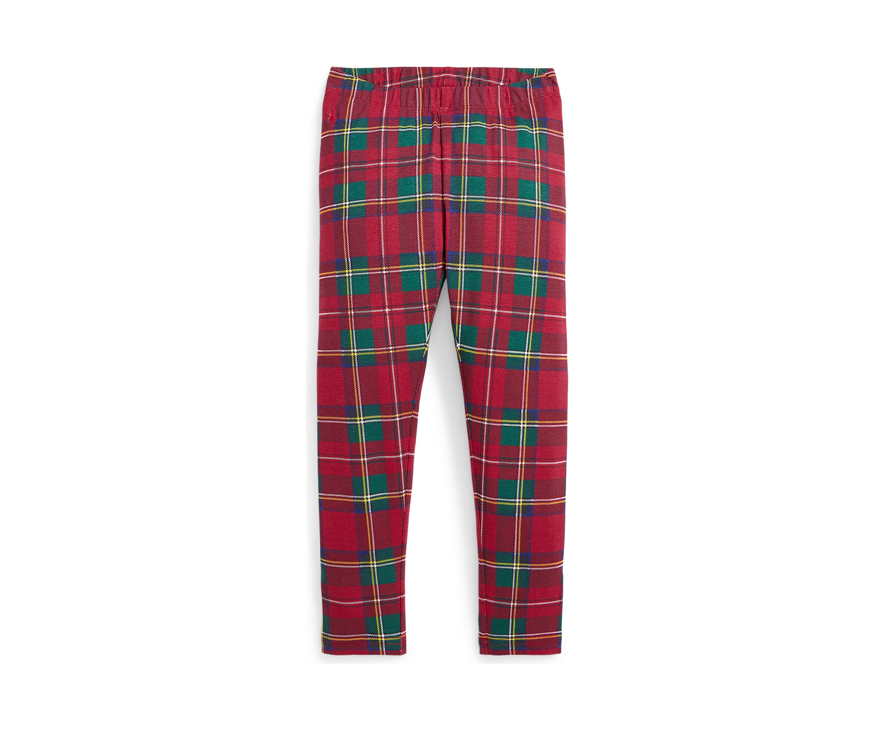 Girls 2-6x Plaid Stretch Jersey Leggings
