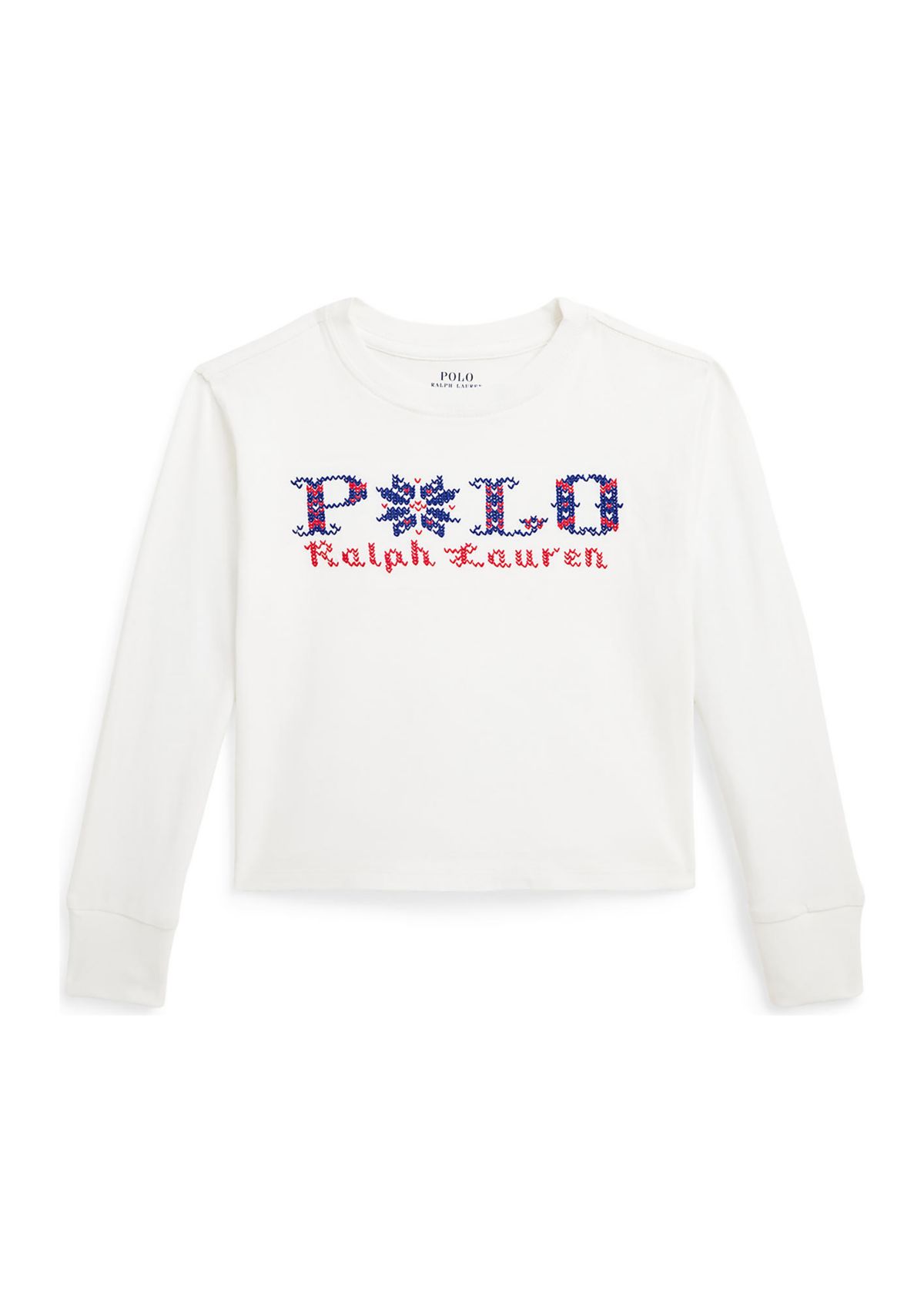 Girls 2-6x Logo Cotton Boxy Long-Sleeve T-Shirt