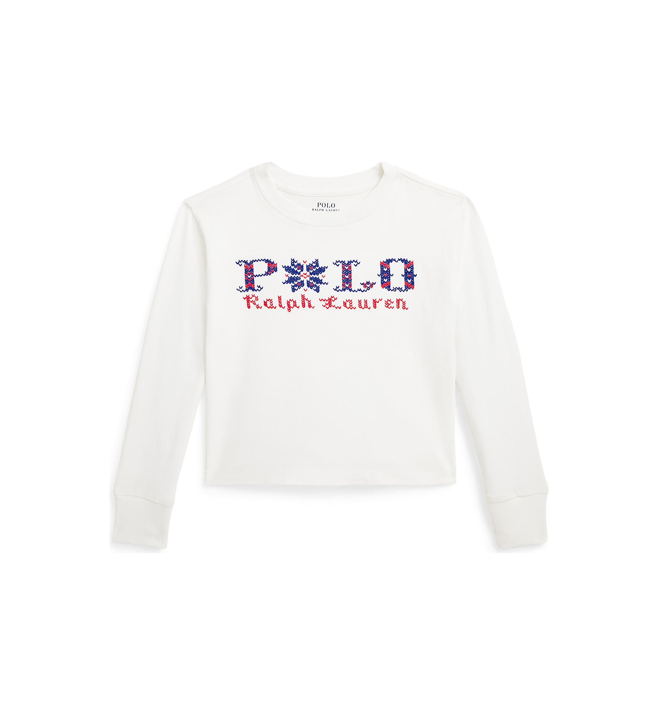 Girls 2-6x Logo Cotton Boxy Long-Sleeve T-Shirt