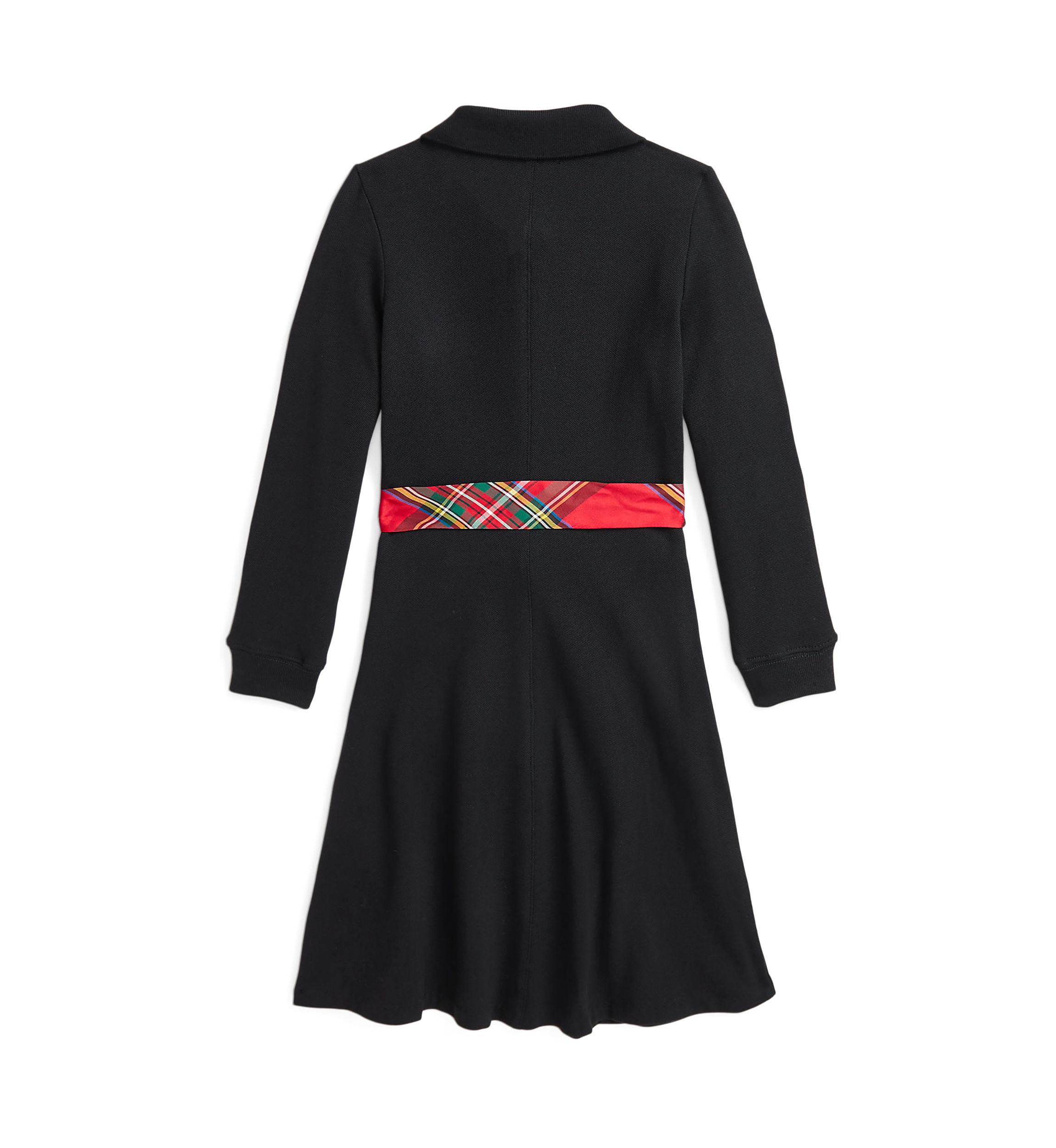 Girls 2-6x Stretch Mesh Polo Dress