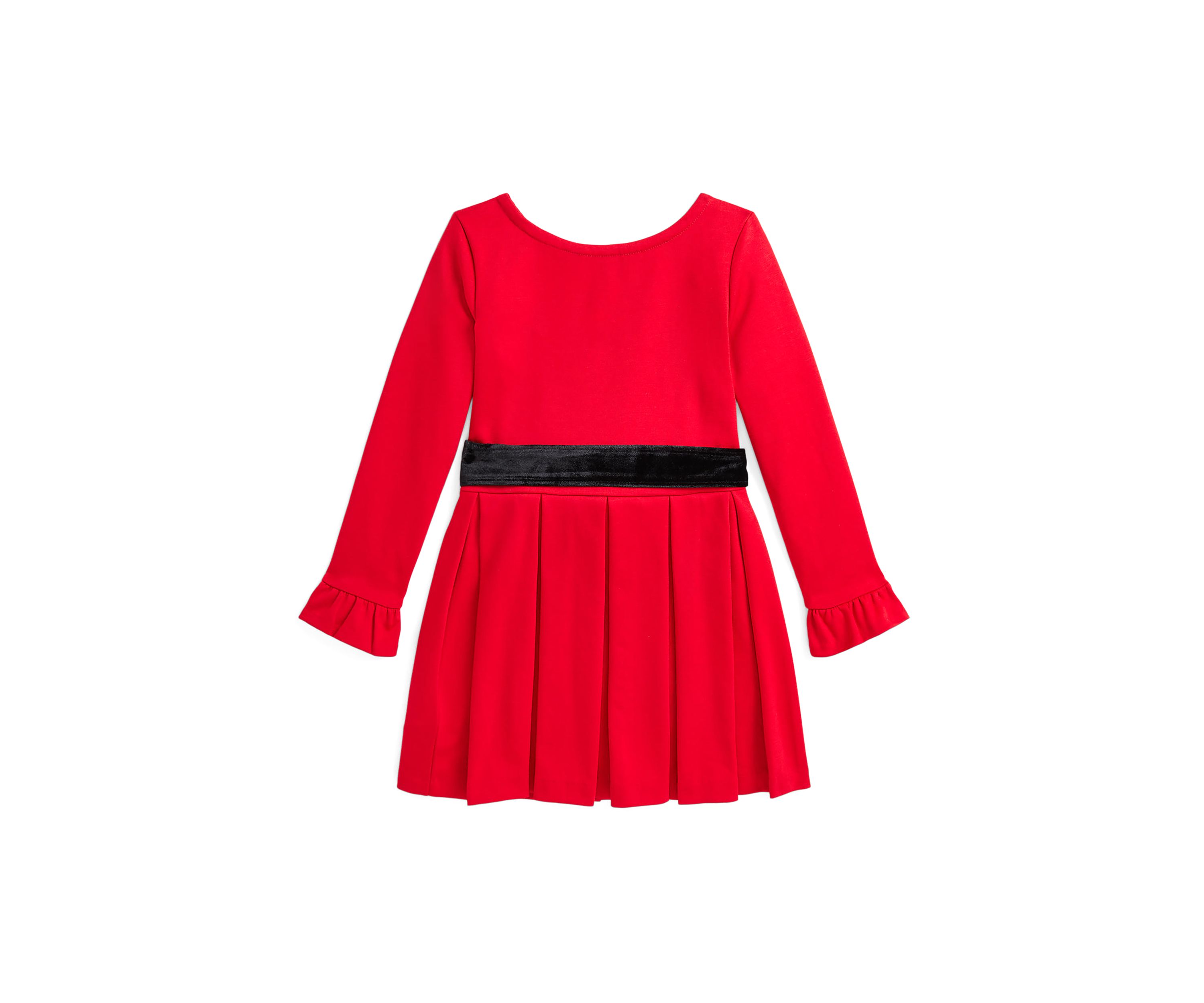 Girls 2-6x Pleated Ponte Dress